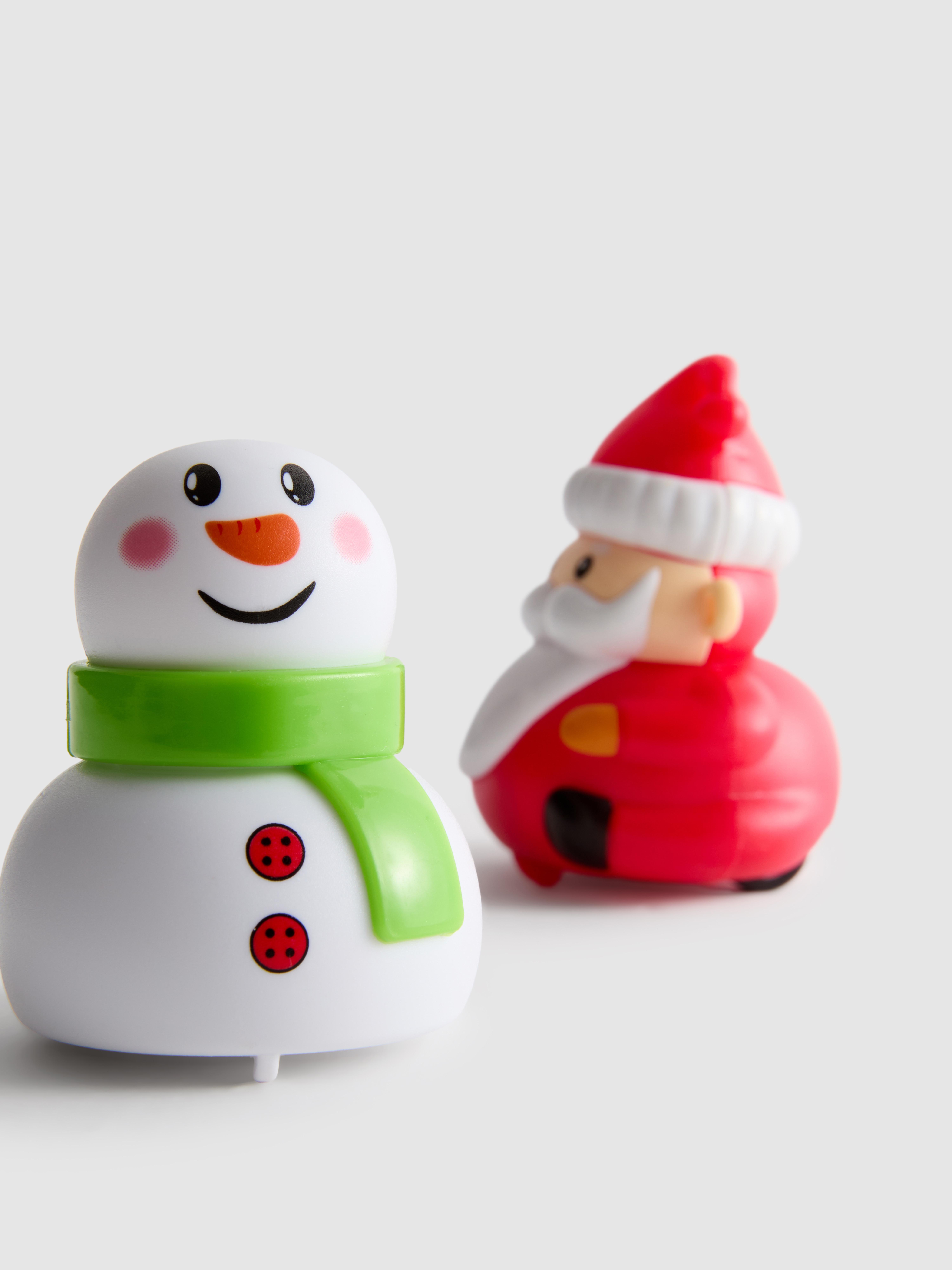 Lot de 2 jouets de course de Noël
