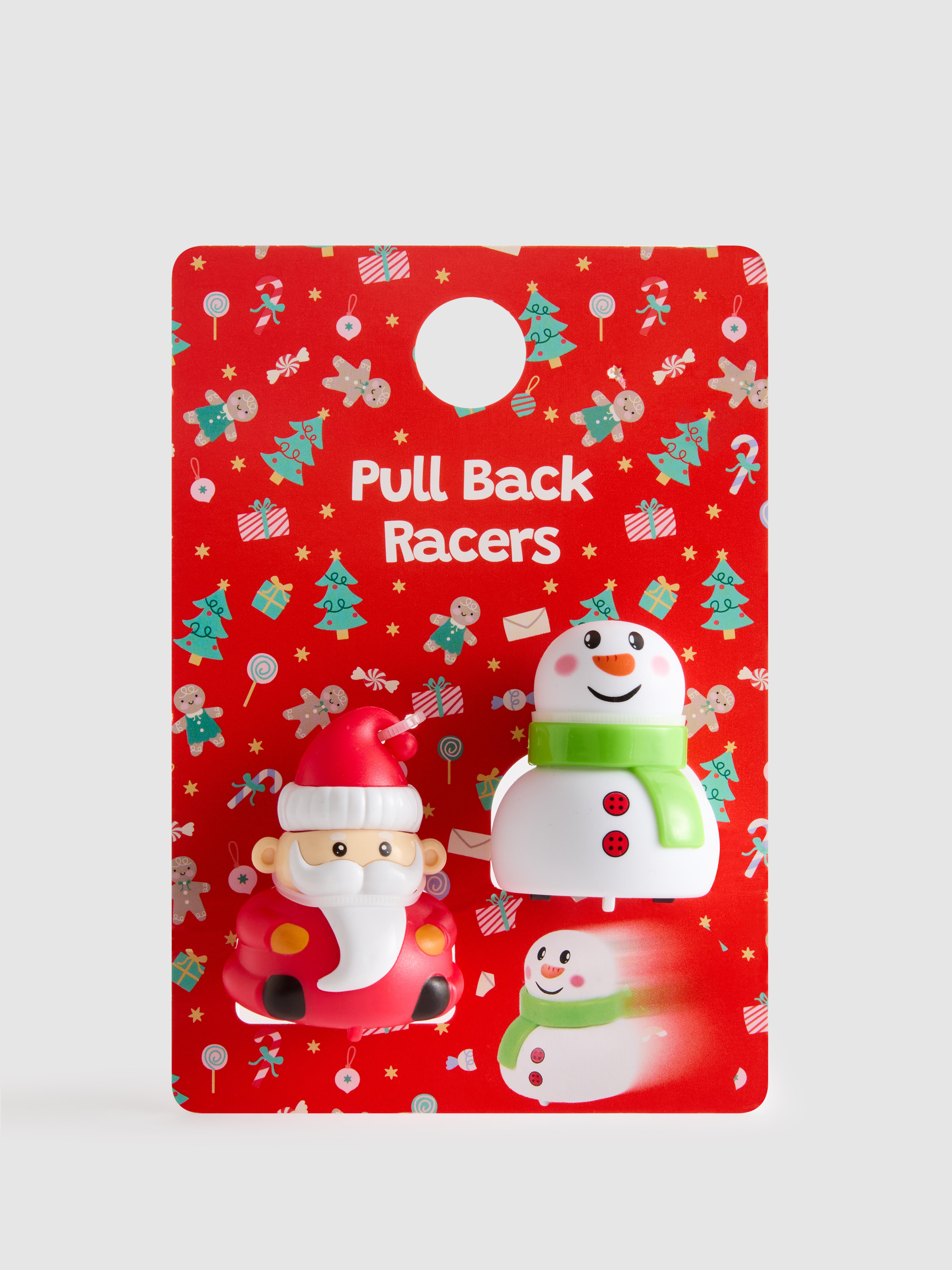 Lot de 2 jouets de course de Noël