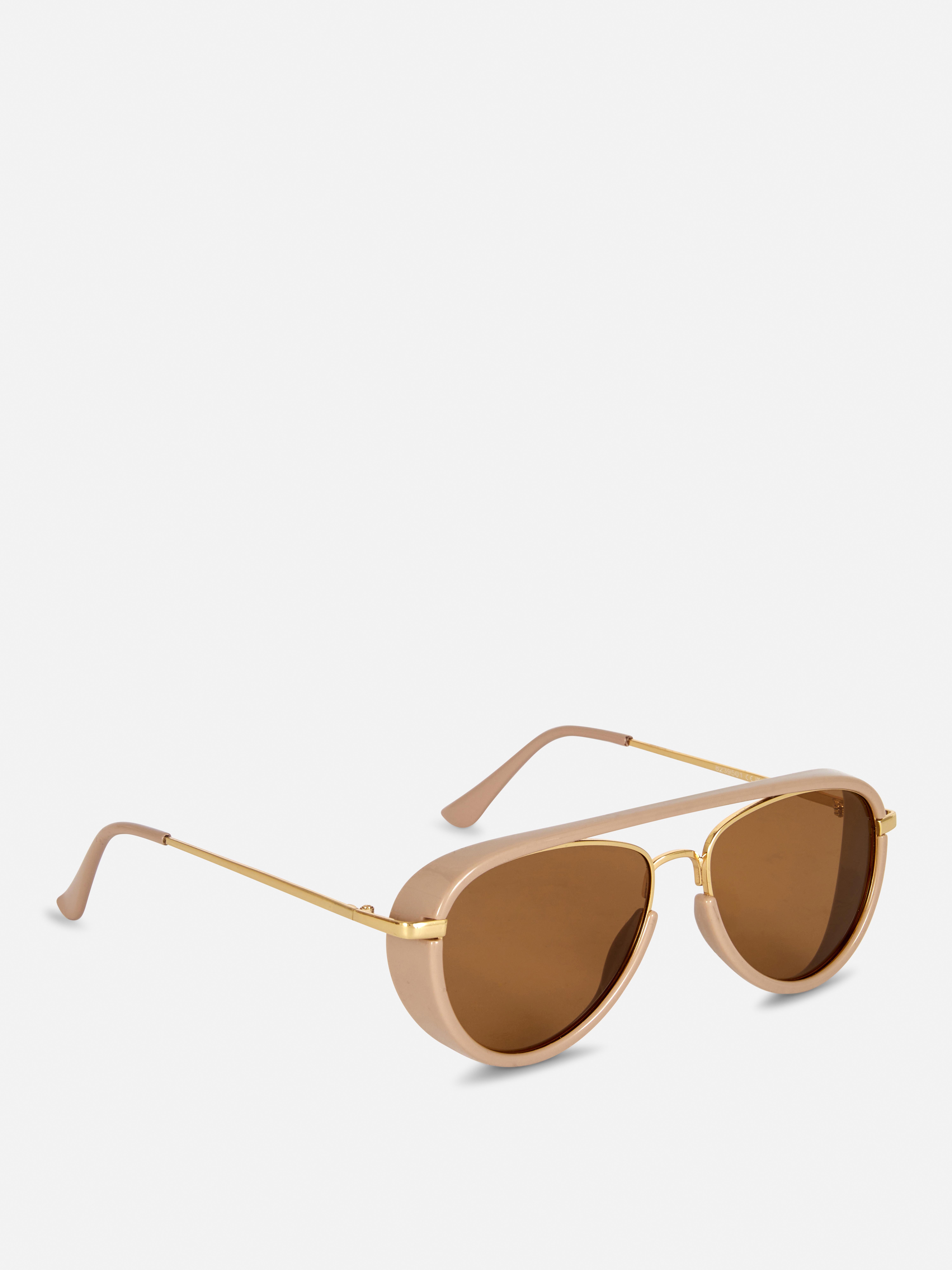 Rita Ora Metal Detail Aviator Sunglasses