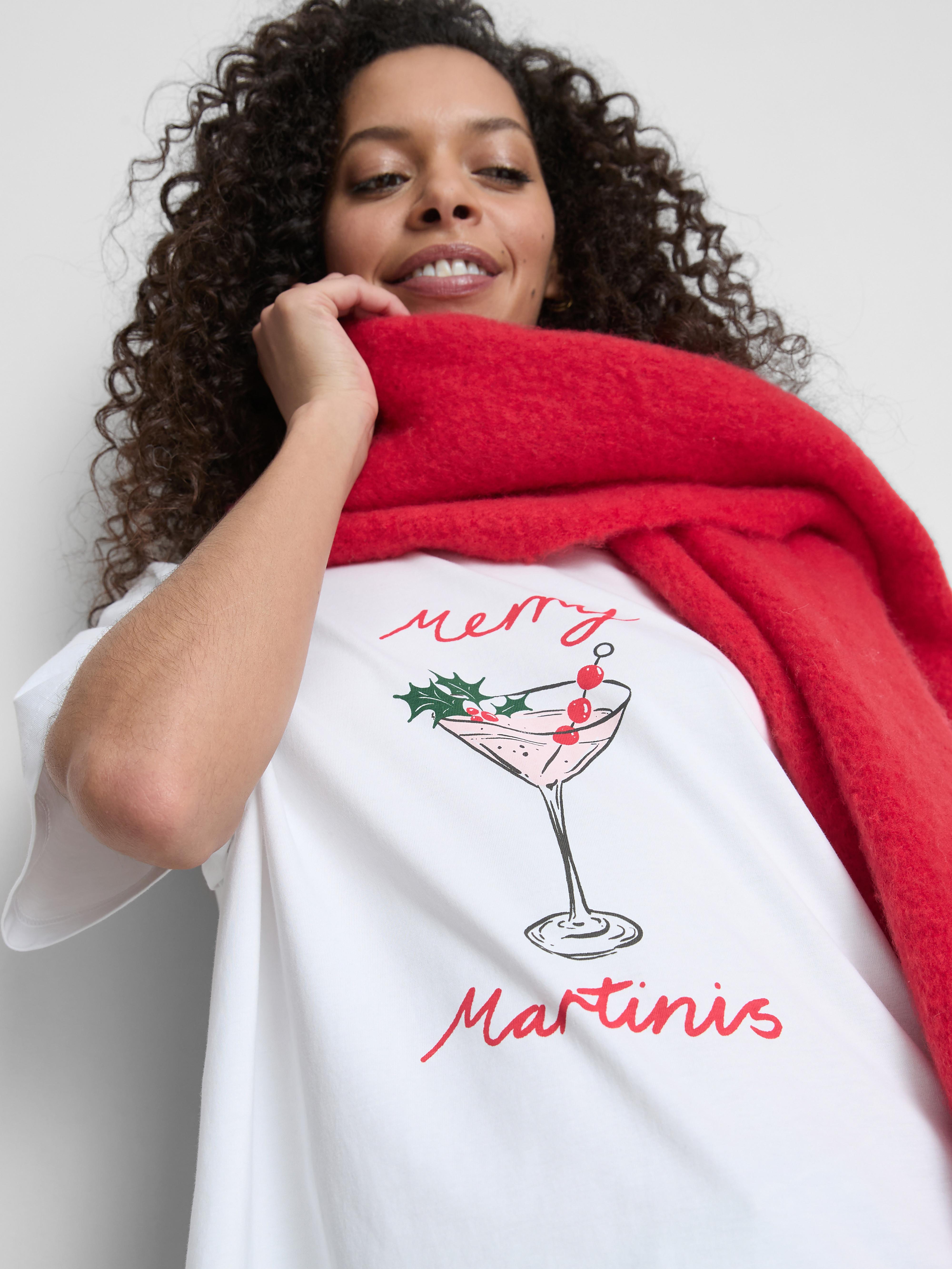 T-shirt Noël Gildan Homme - Léger Coton Avec Père Noël Et Biscuits - Modèle 3000