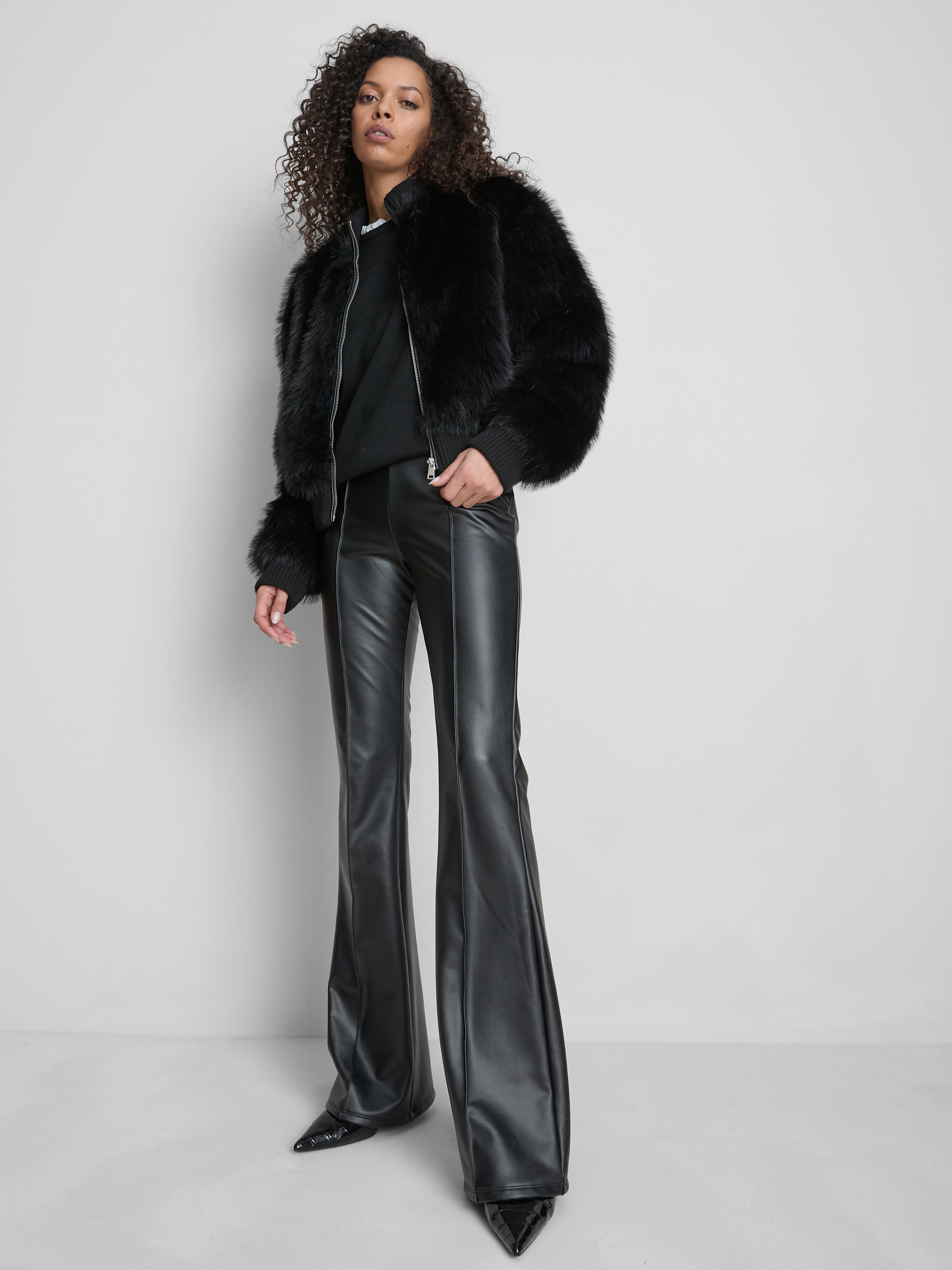 Faux Fur Bomber Jacket