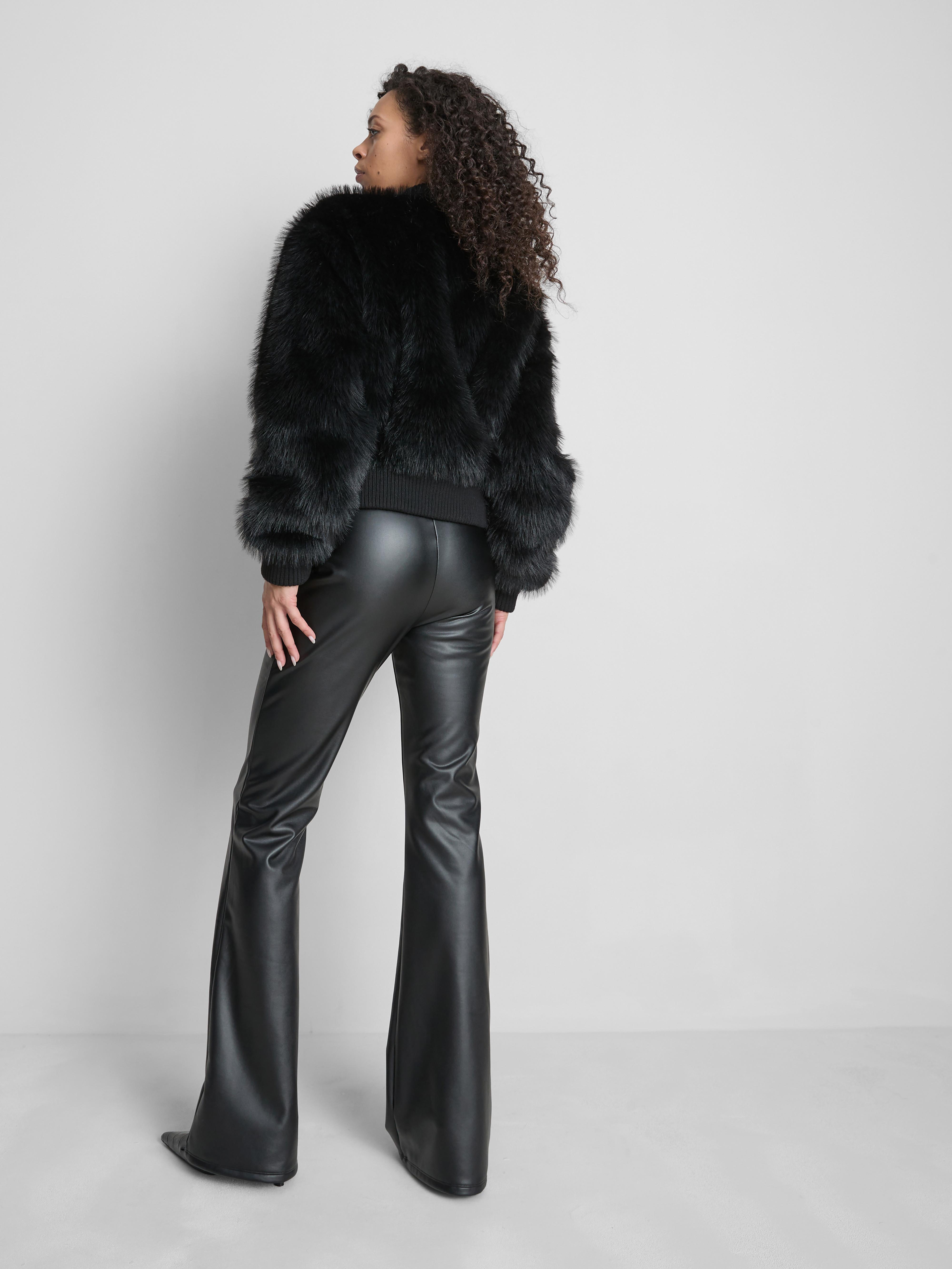 Faux Fur Bomber Jacket