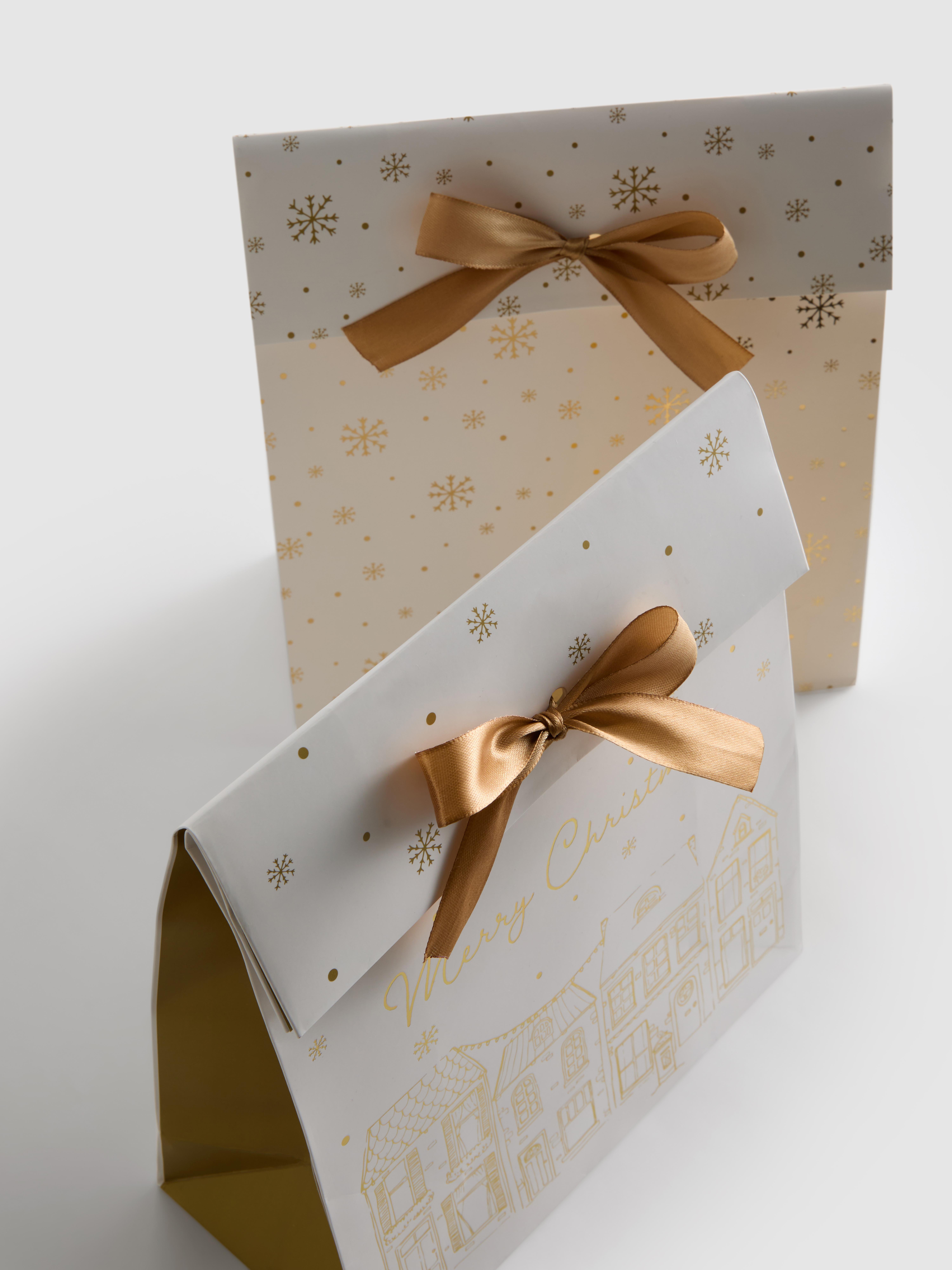 2pk Metallic Gift Bags