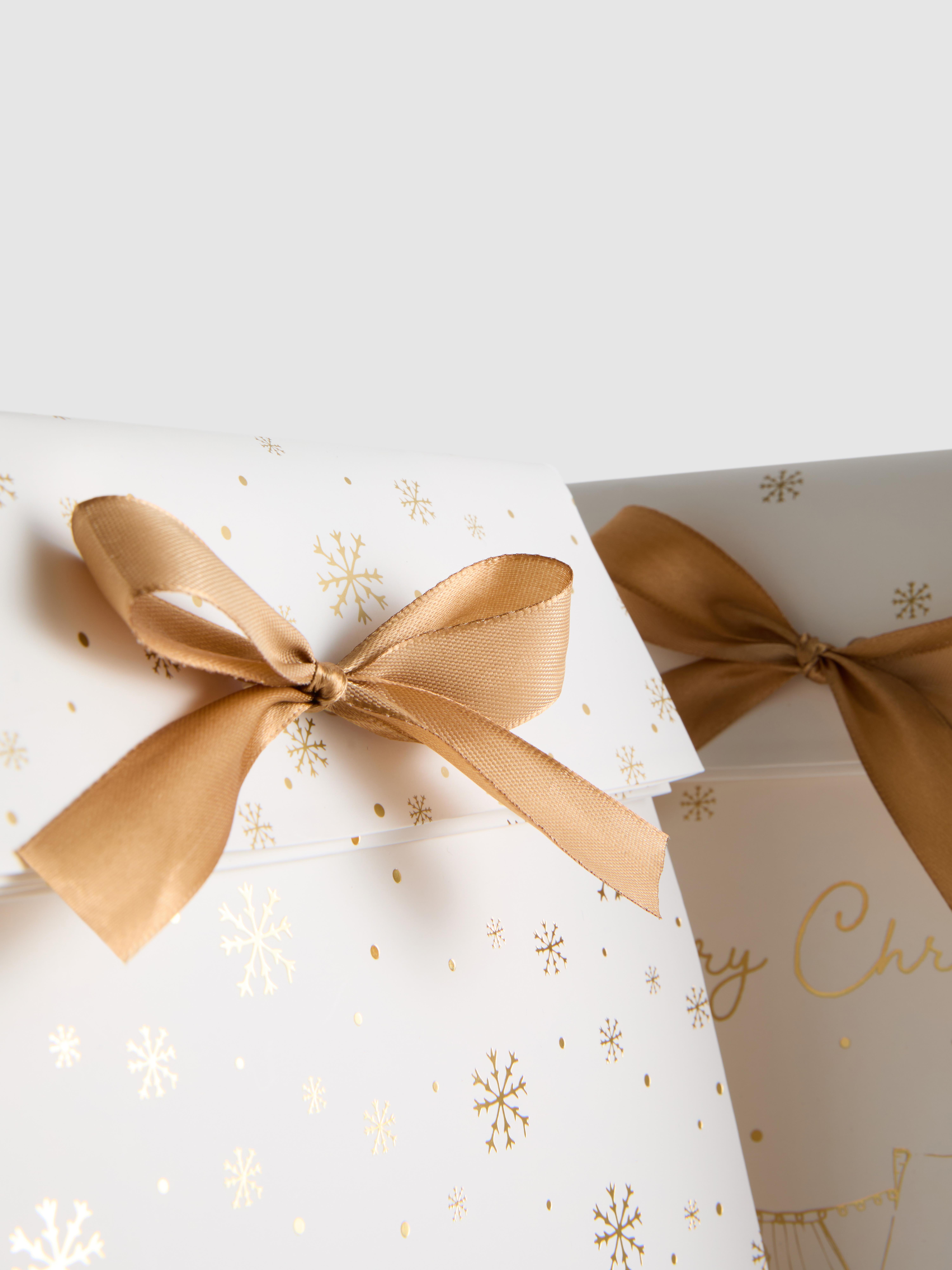 2pk Metallic Gift Bags