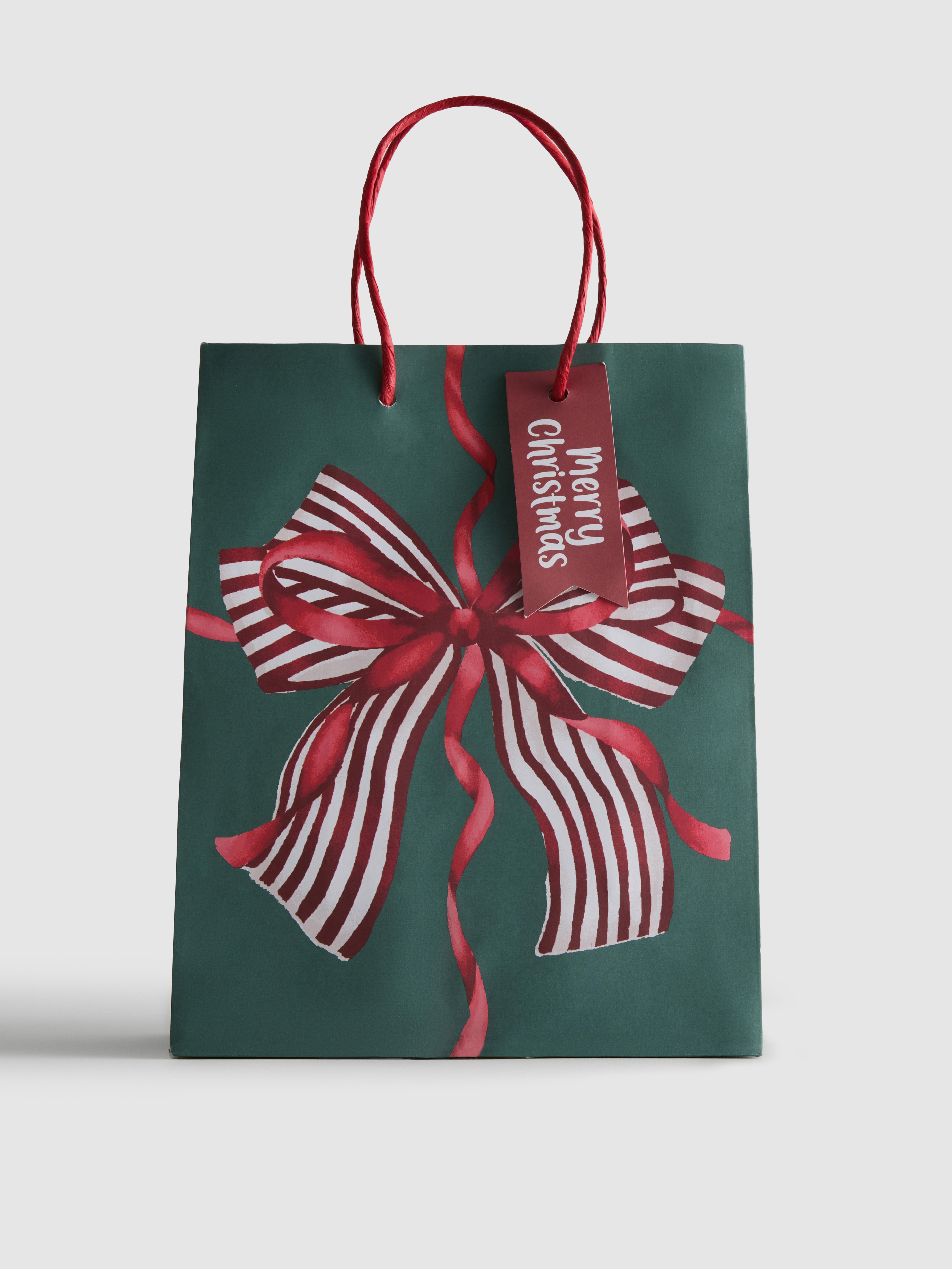 Christmas Bow Gift Bag