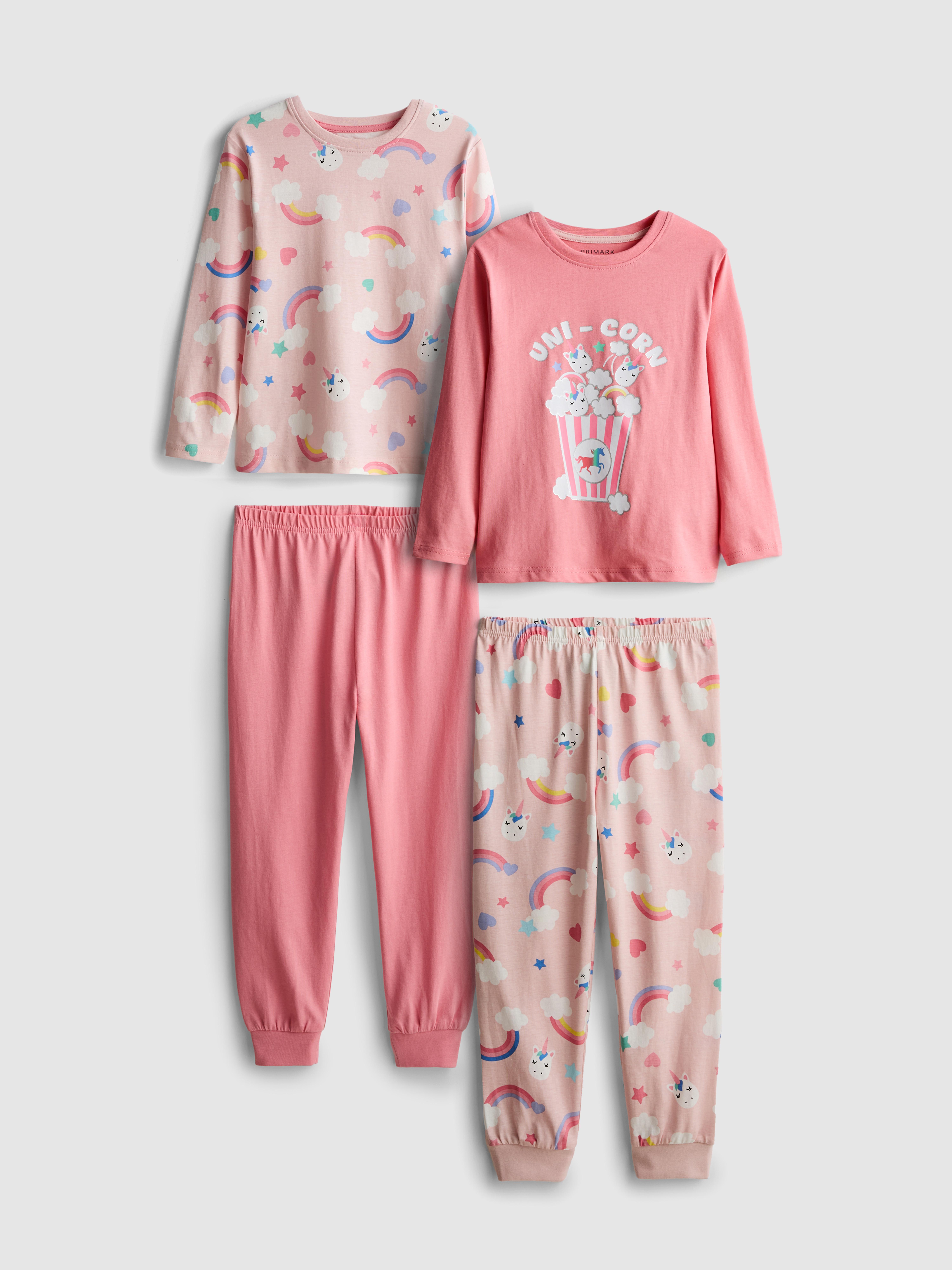 1,5-8 años | Pack de 2 pijamas con unicornios