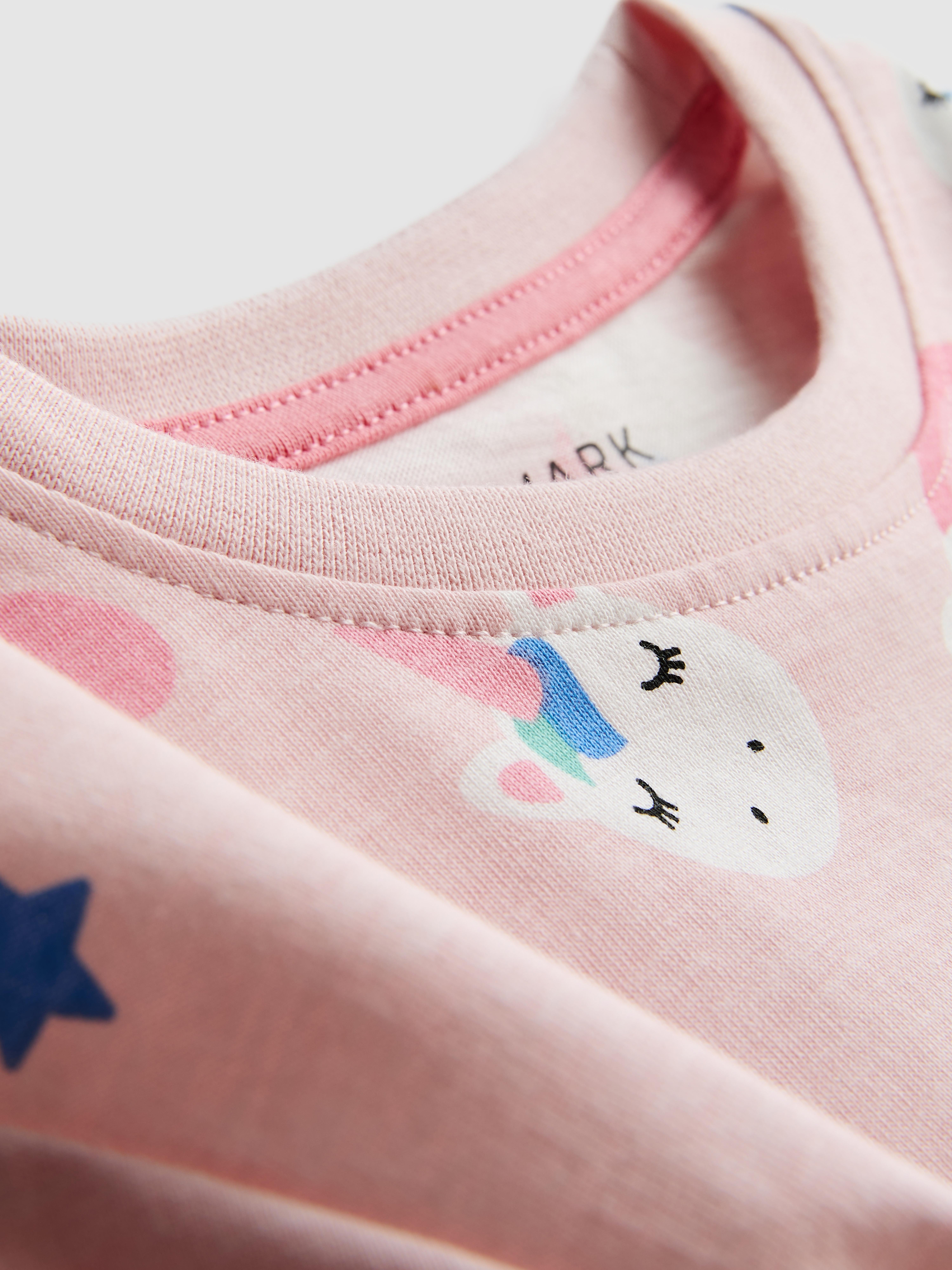 18 mois–8 ans | Lot de 2 pyjamas à motif licorne