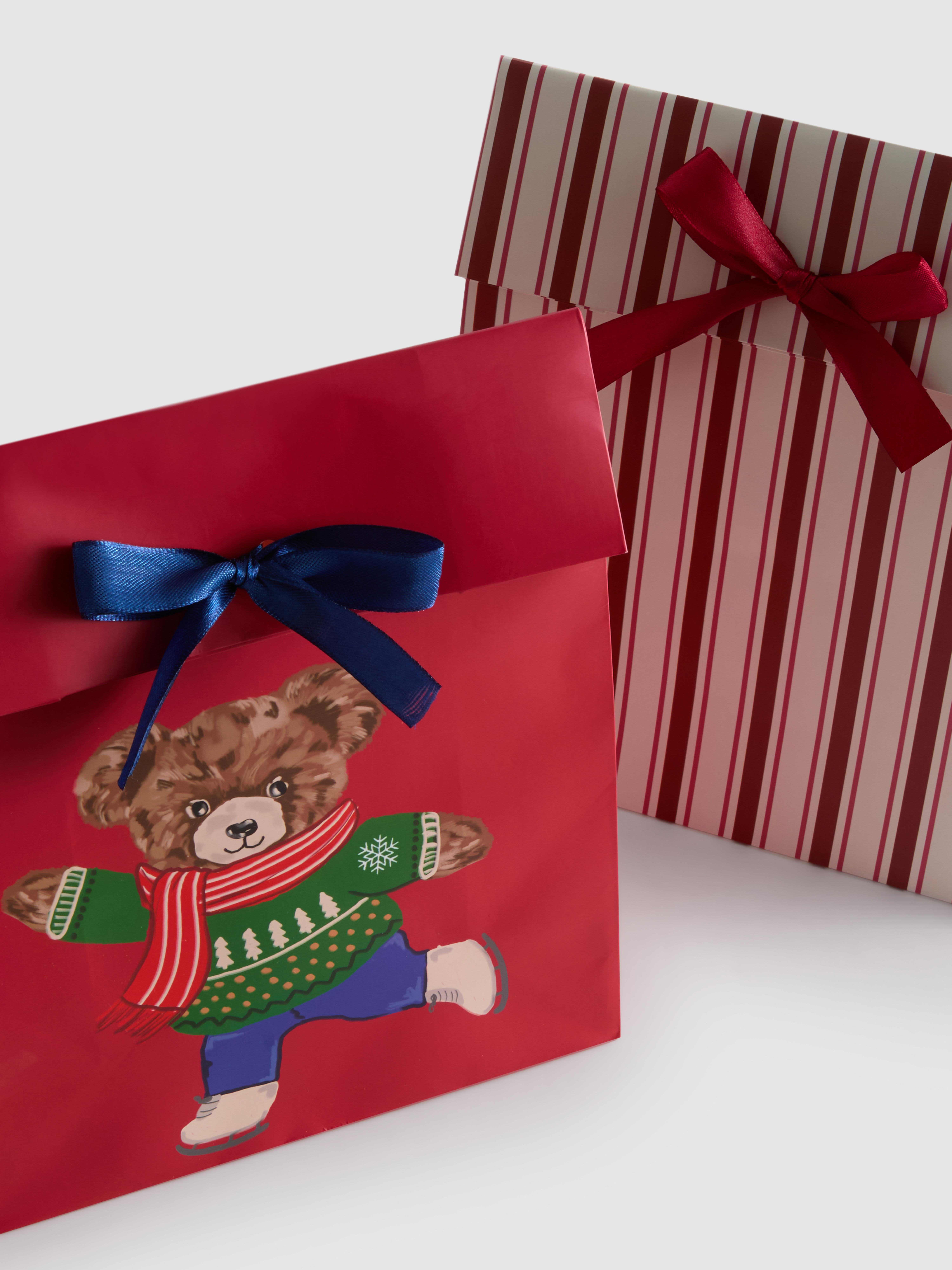 2pk Small Festive Gift Bags