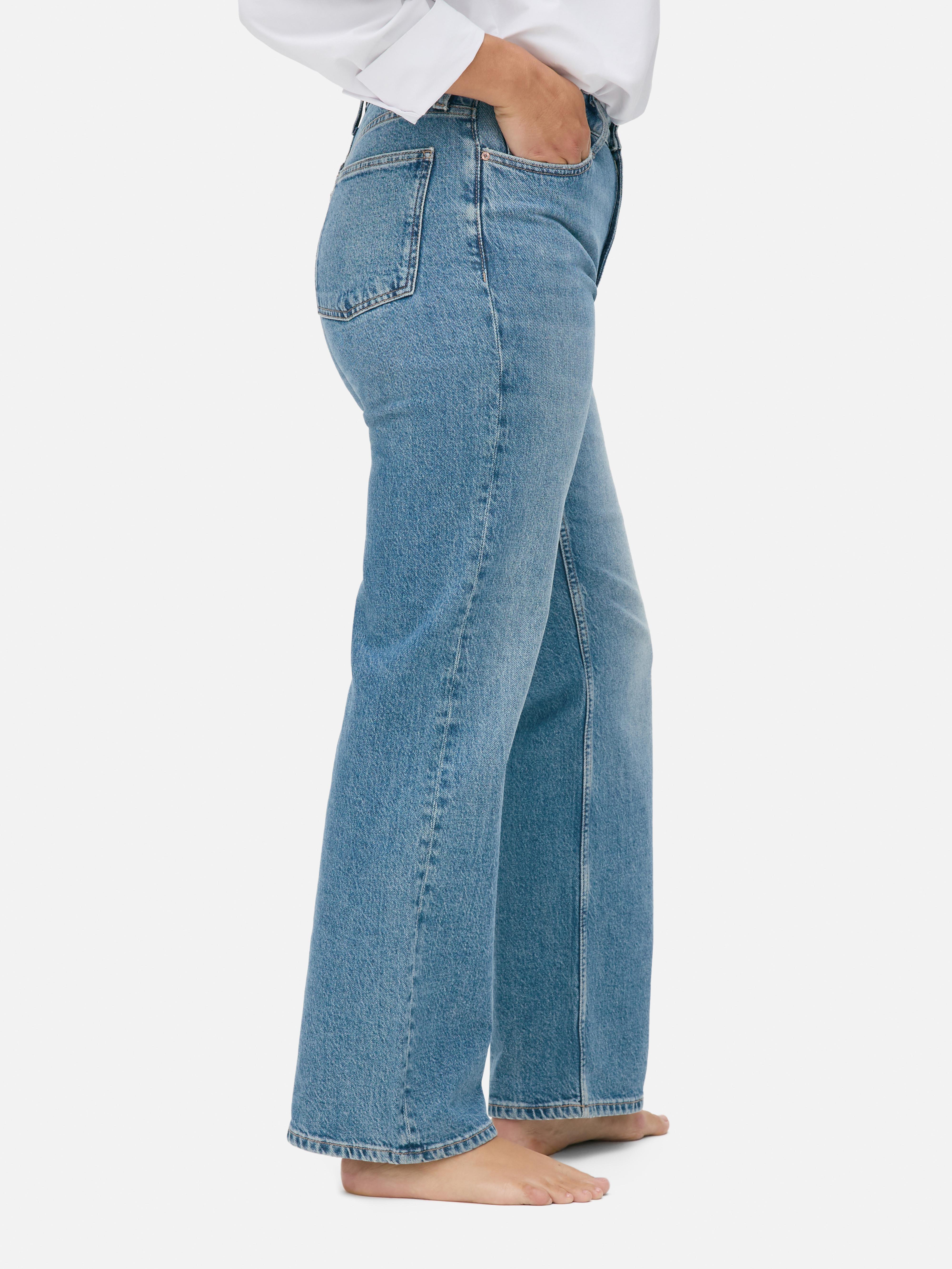 High-Waisted Straight Leg Jeans | Short - Long Lengths