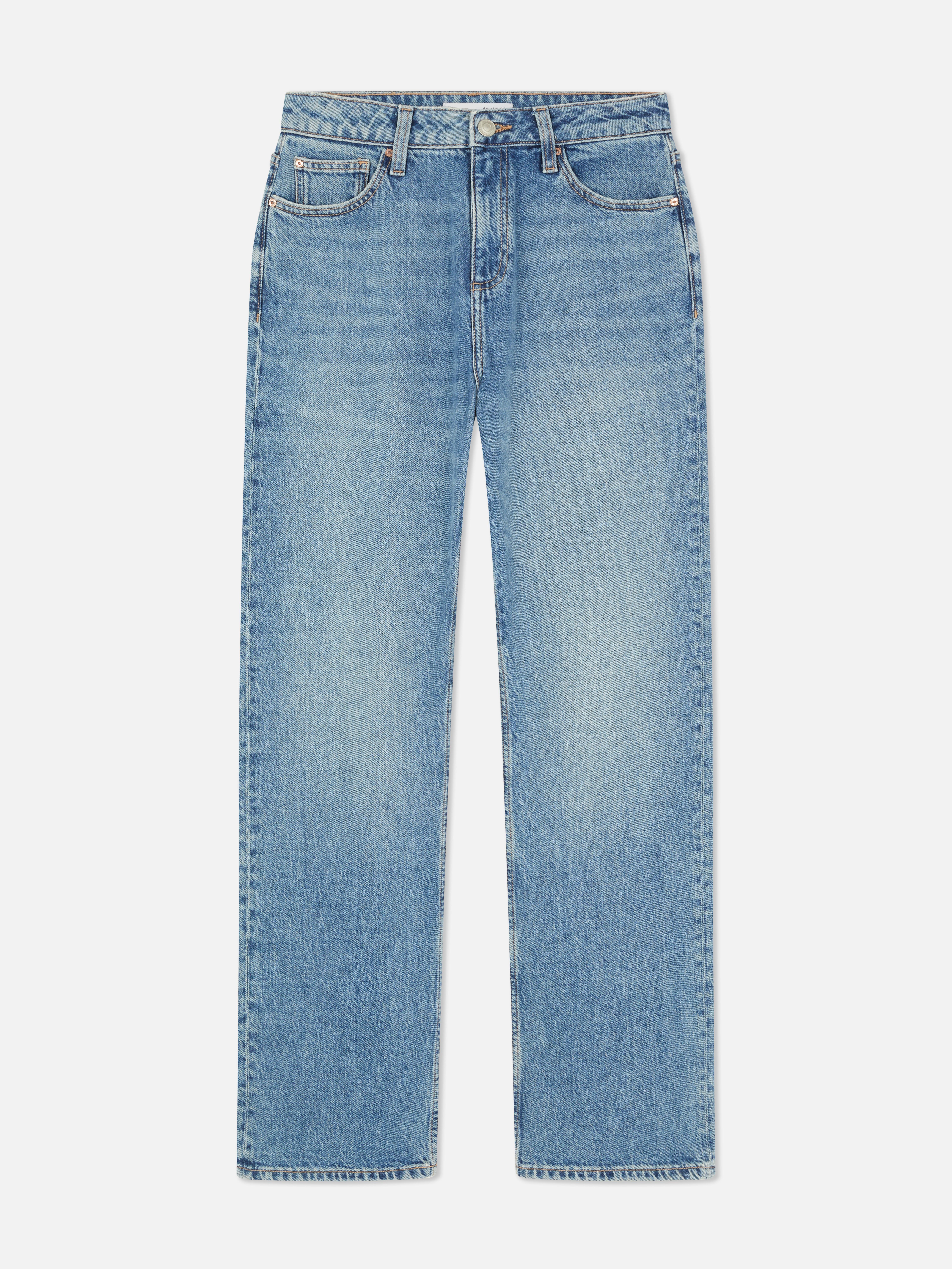 High-Waisted Straight Leg Jeans | Short - Long Lengths