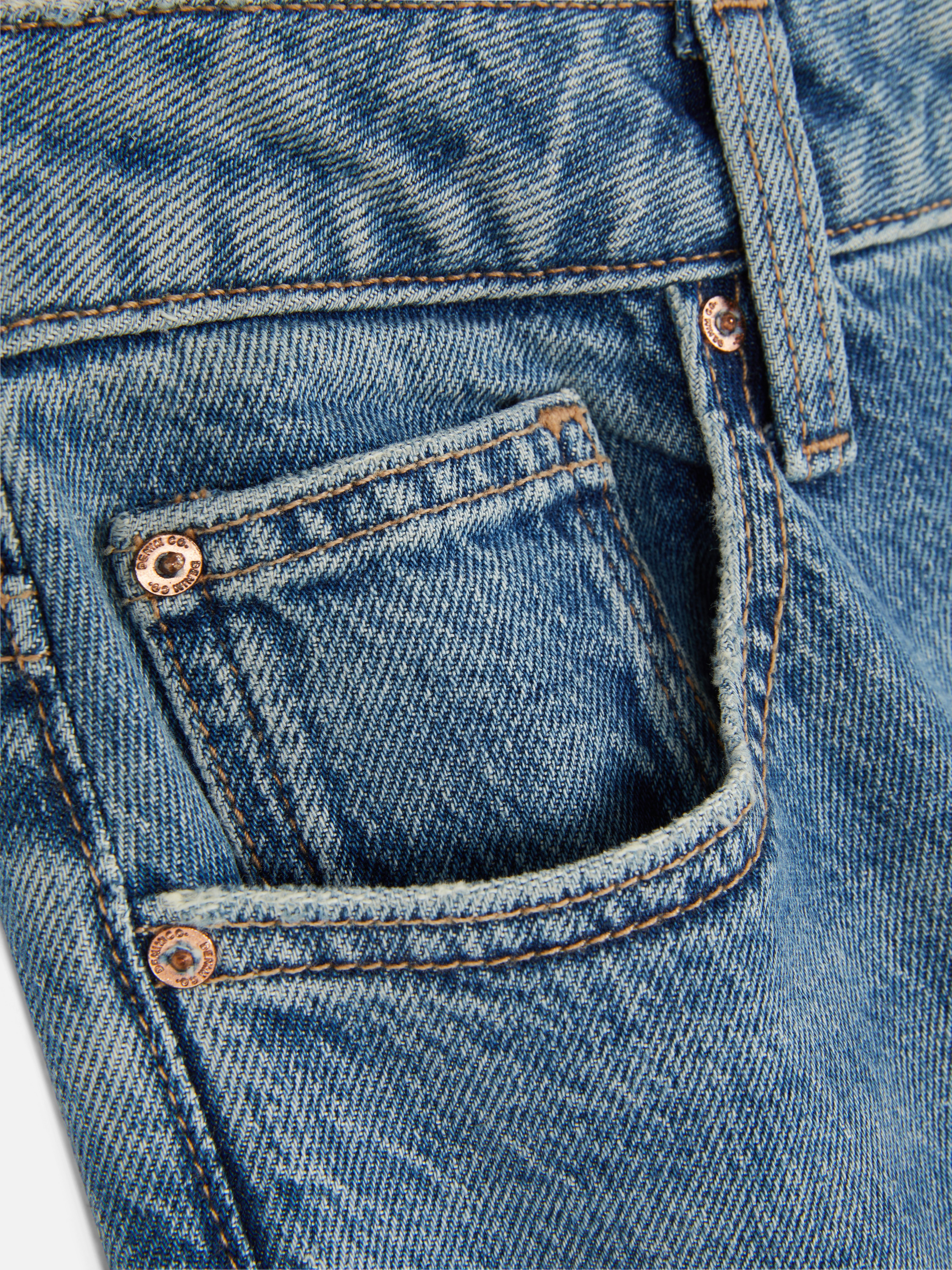 High-Waisted Straight Leg Jeans | Short - Long Lengths