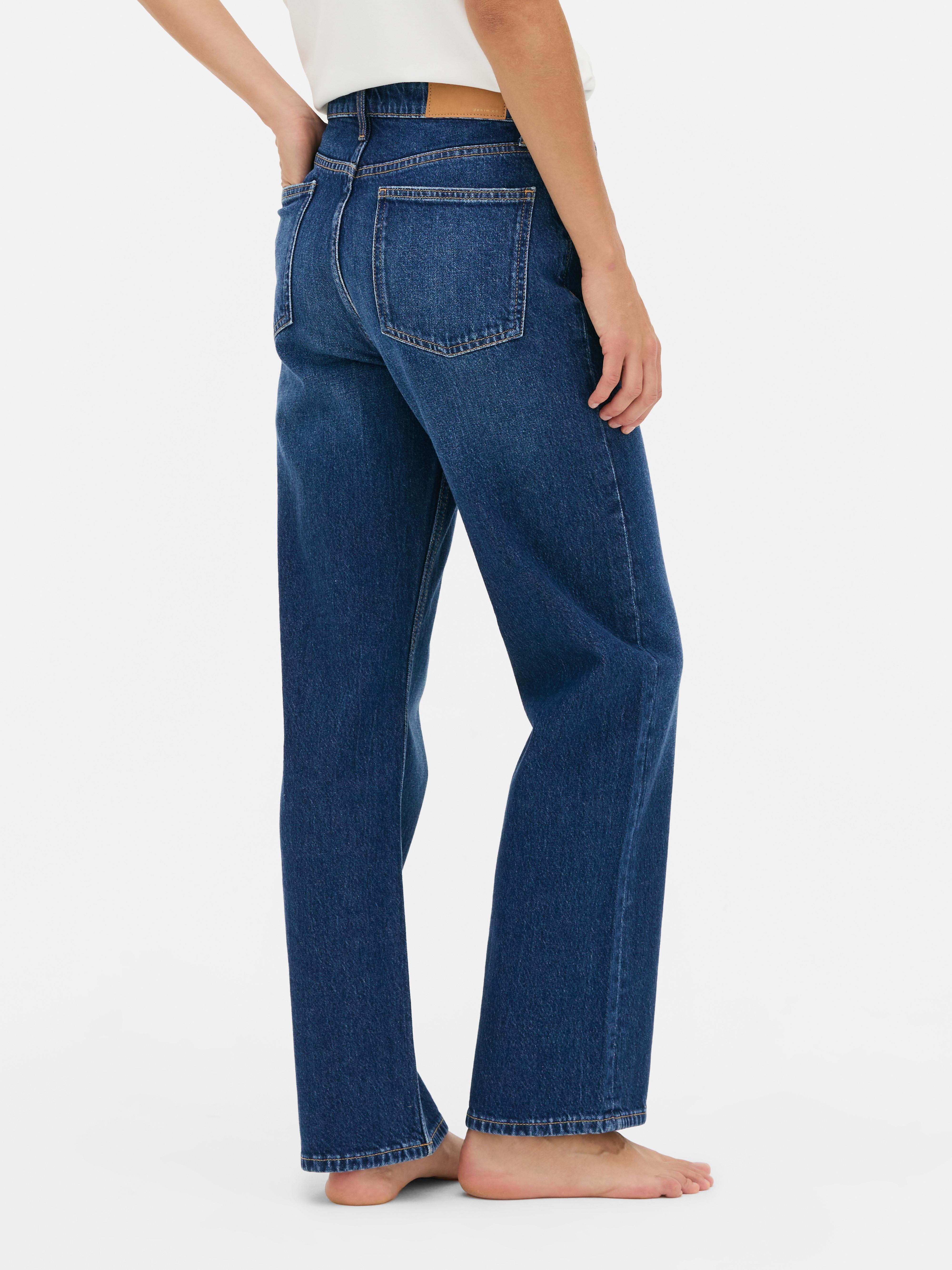High-Waisted Straight Leg Jeans | Short - Long Lengths