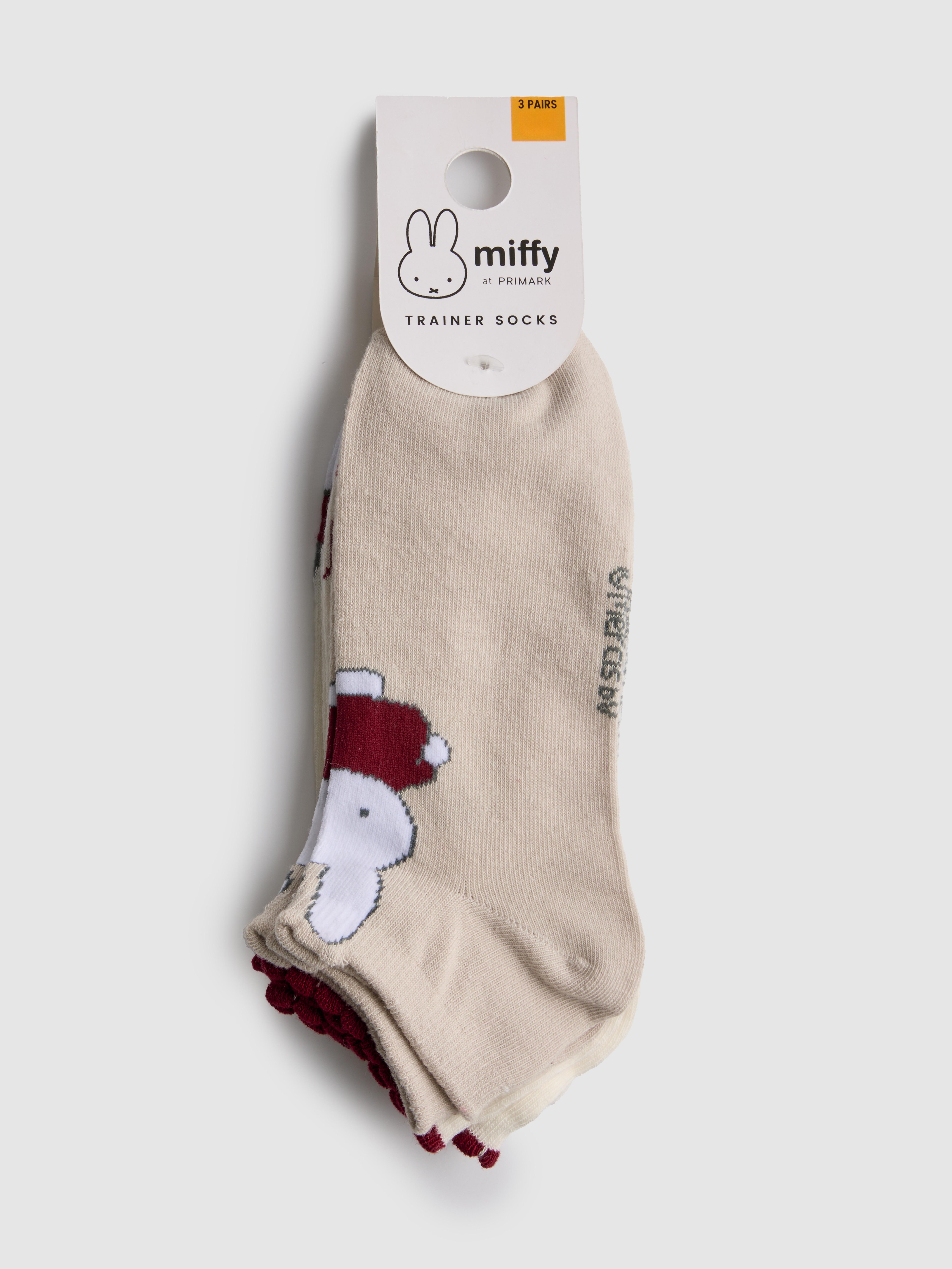 Pack de 3 pares de calcetines deportivos de Miffy