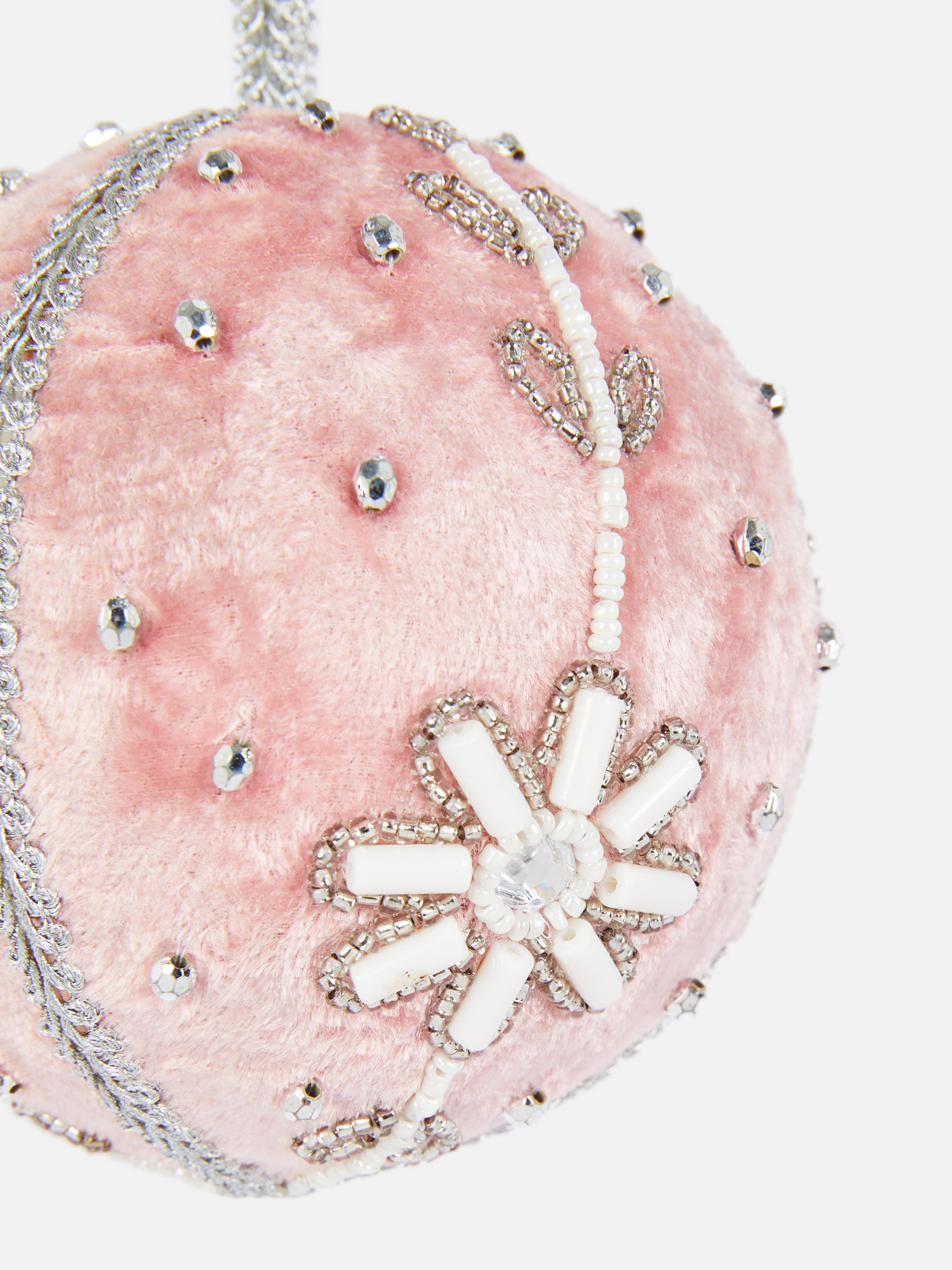 Beaded Christmas Bauble