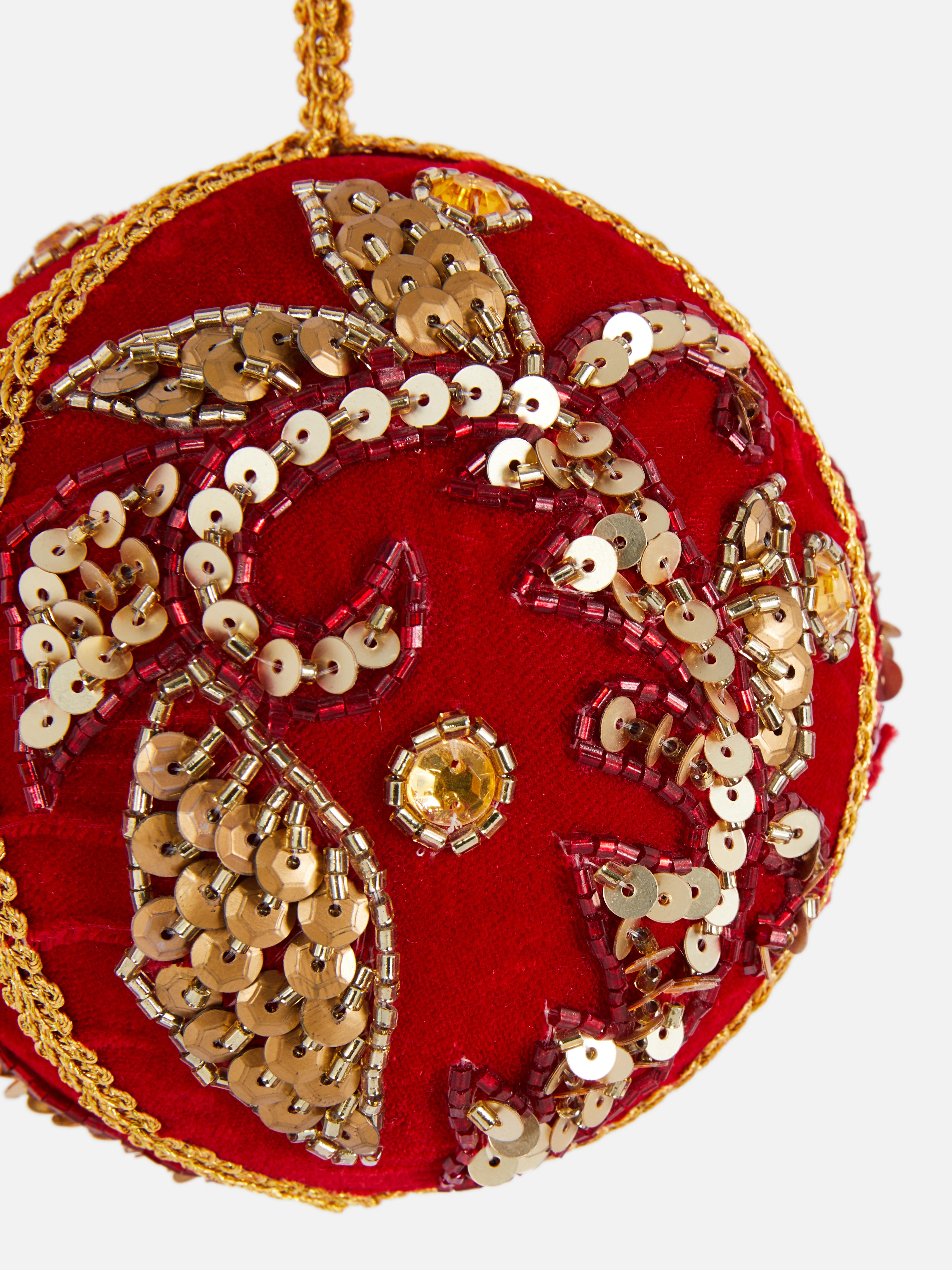 Beaded Christmas Bauble