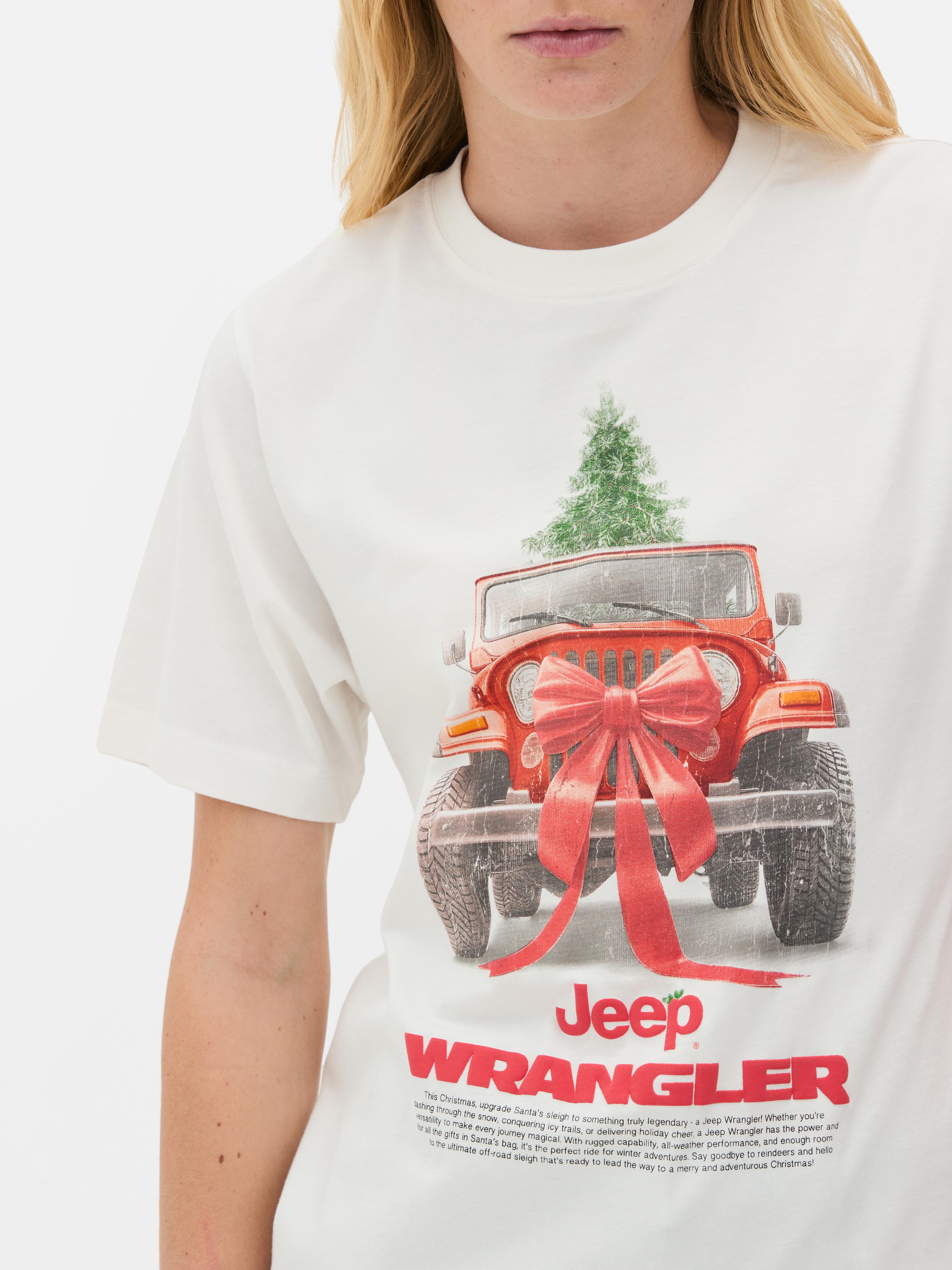 Jeep Wrangler Cotton Christmas Tee