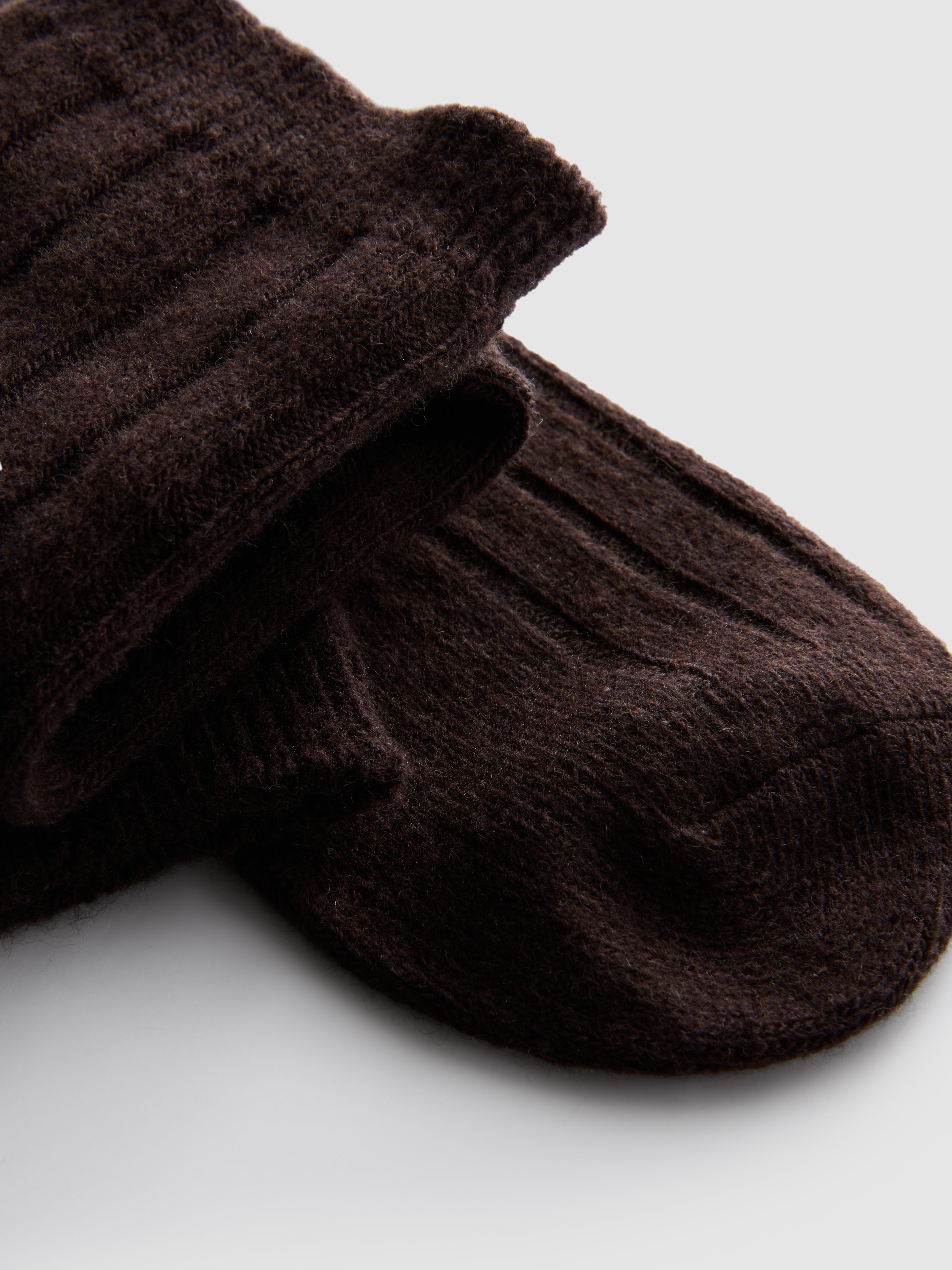1pk The Edit Cashmere Blend Crew Socks