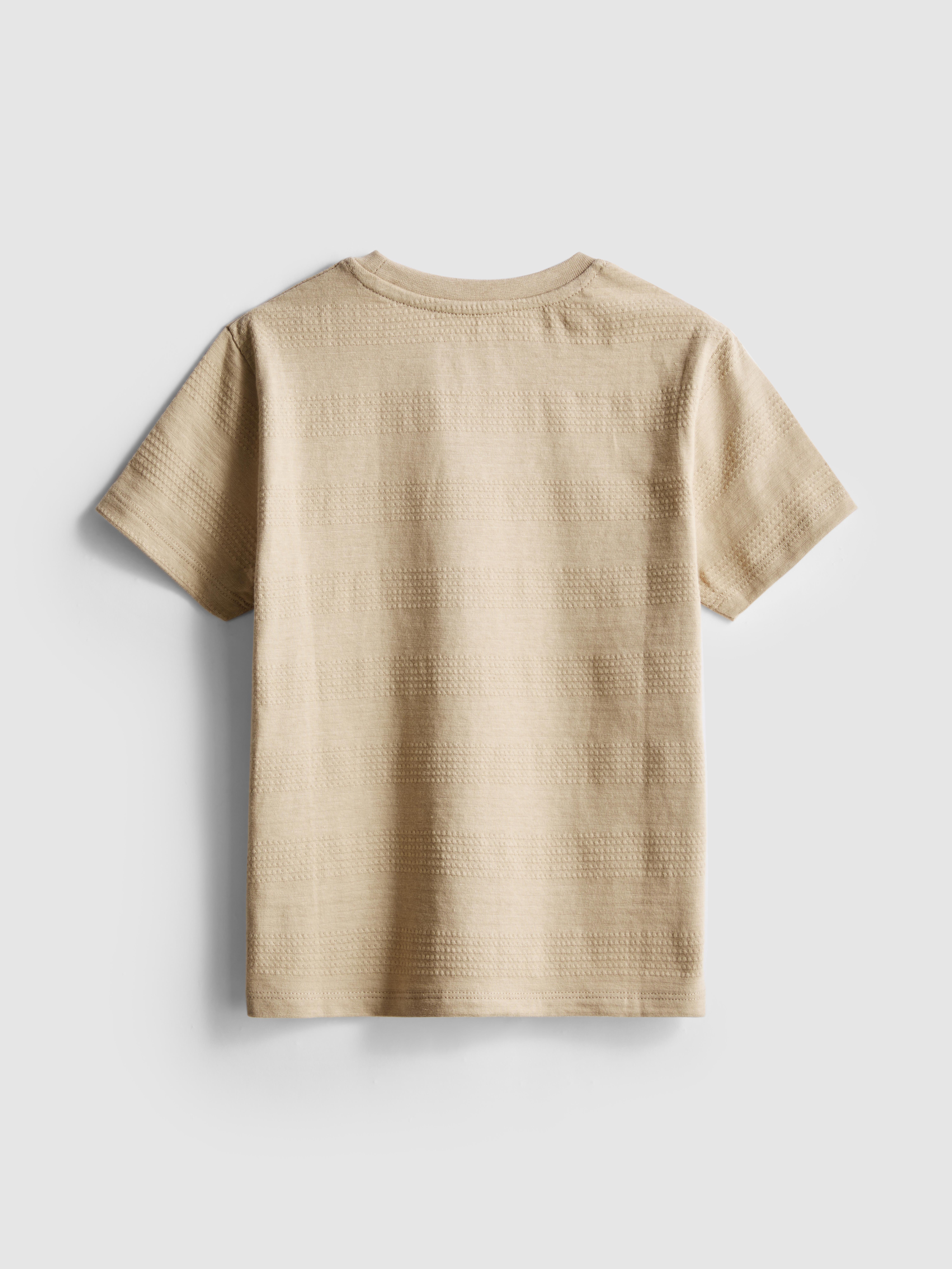 1.5-8yrs | Popcorn Textured T-Shirt
