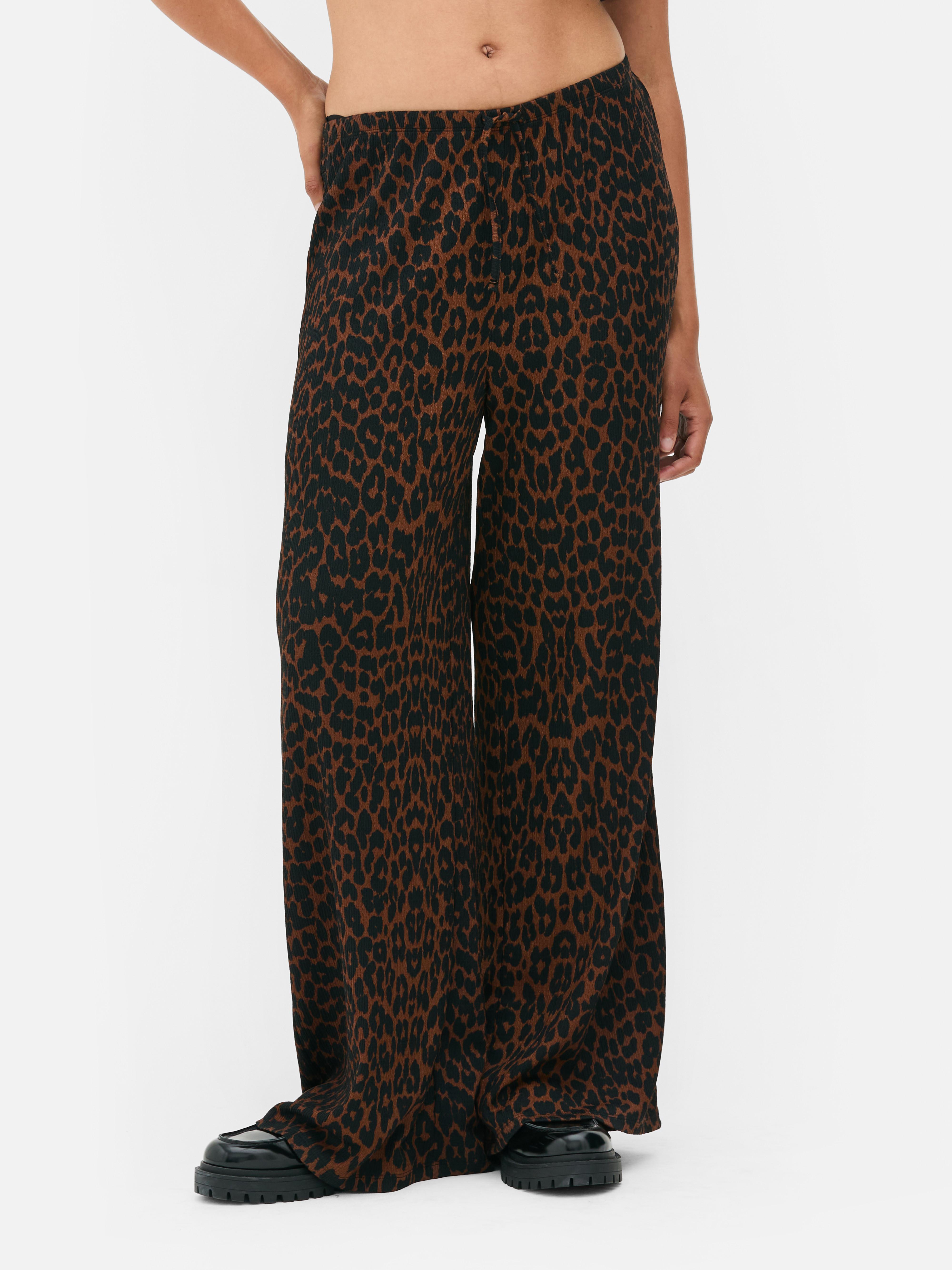 Crinkle Wide Leg Pants