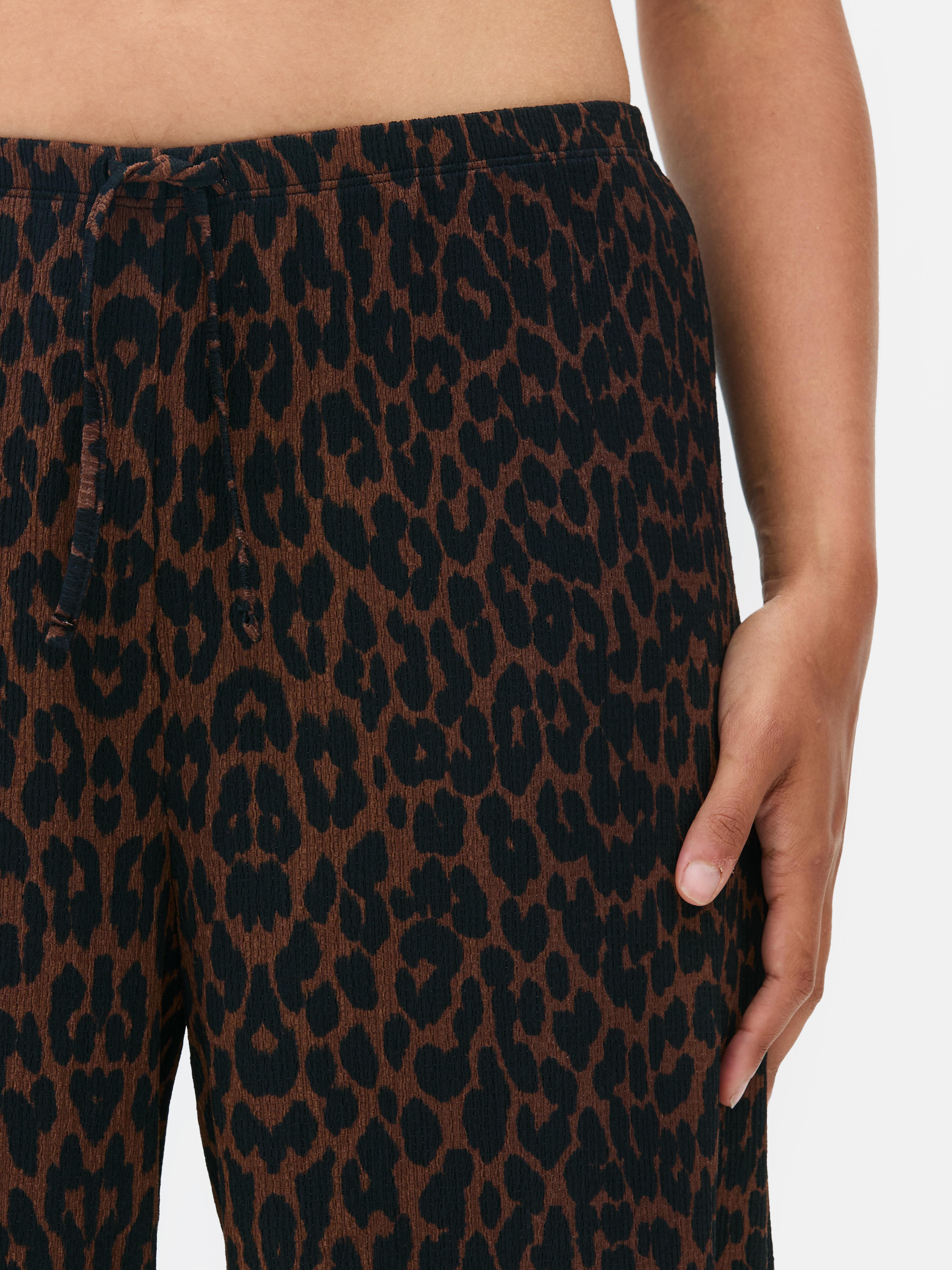 Crinkle Wide Leg Pants