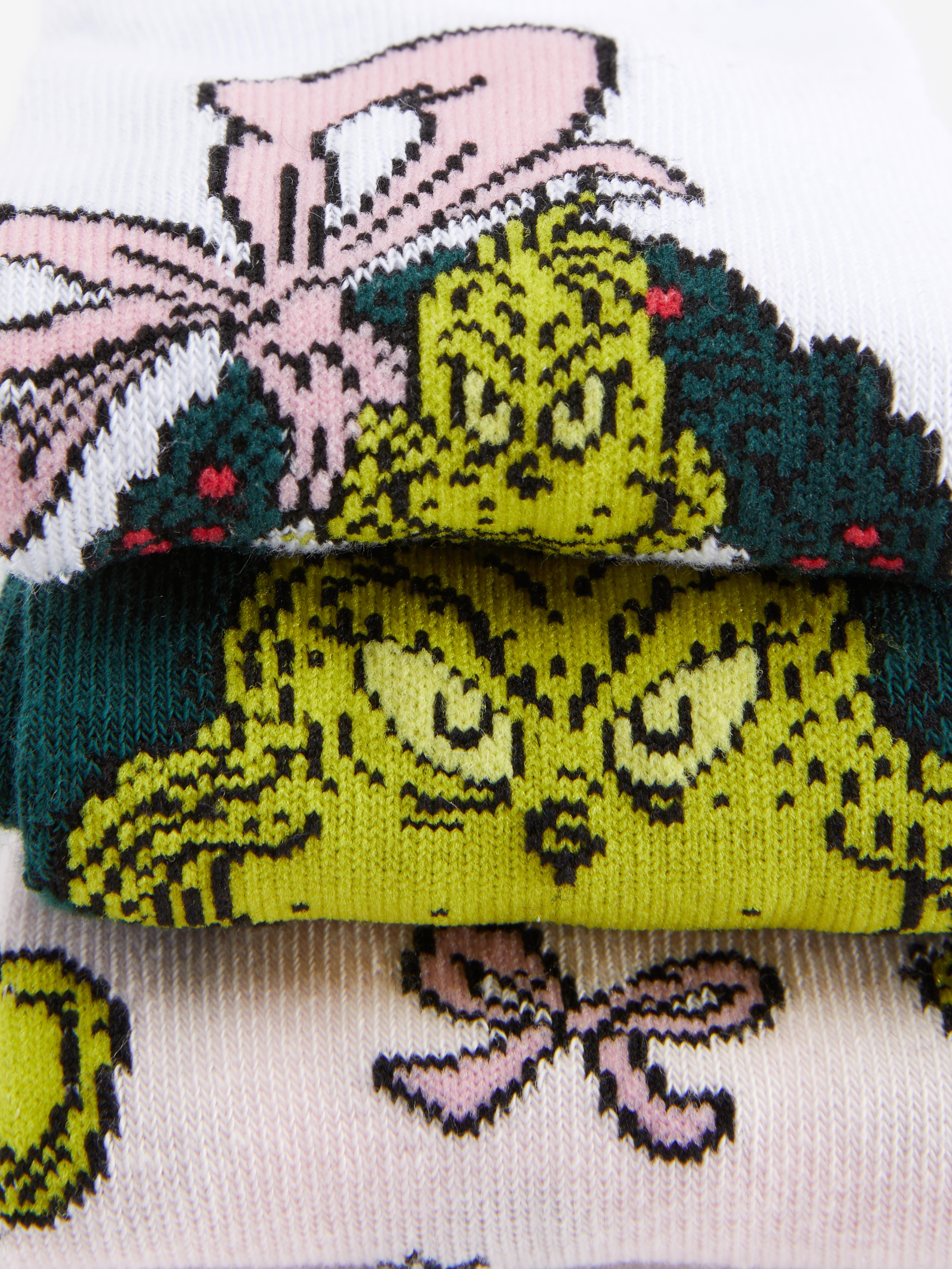 3pk The Grinch Christmas Trainer Socks