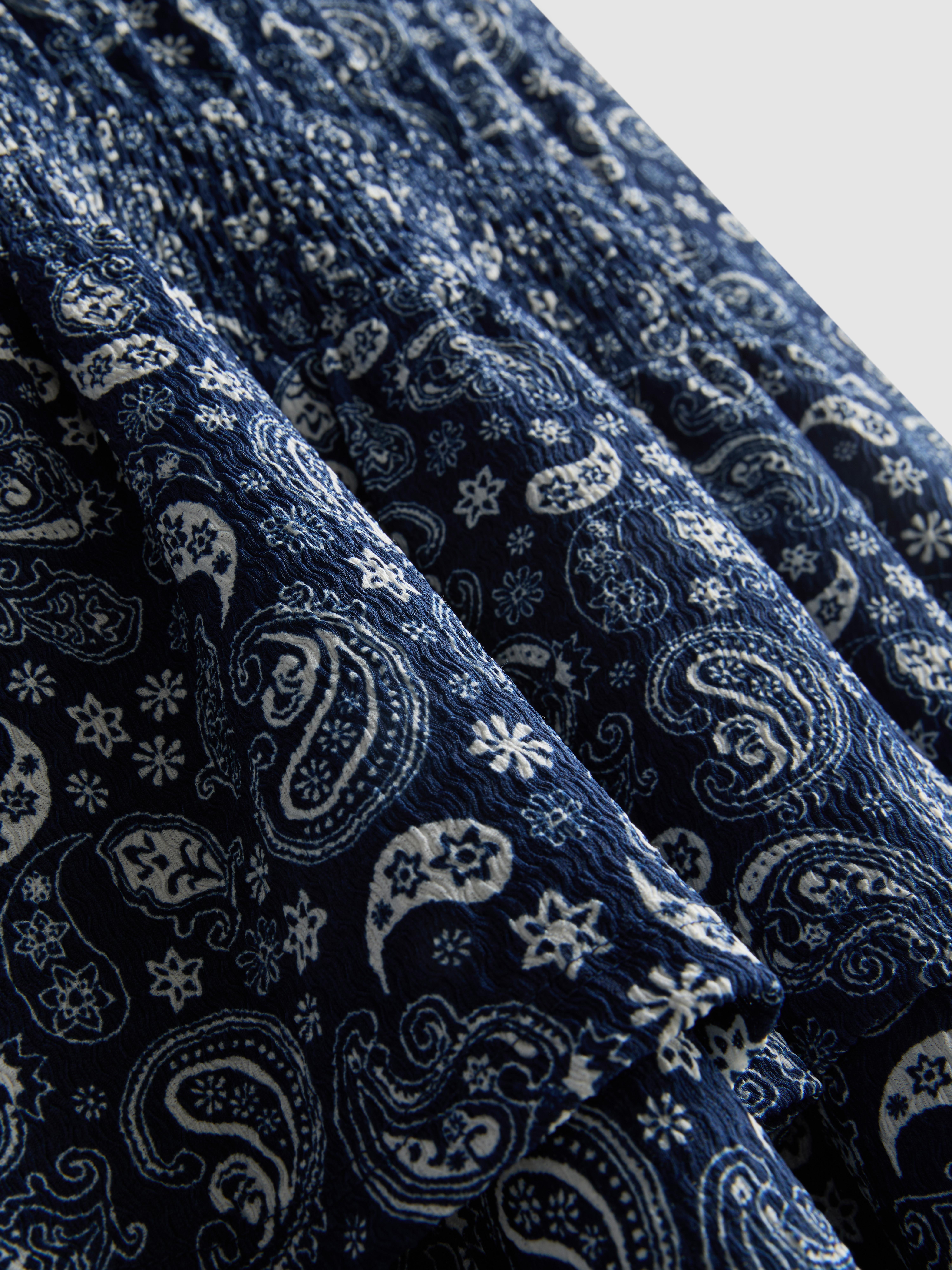 Jurk met lange mouwen en print