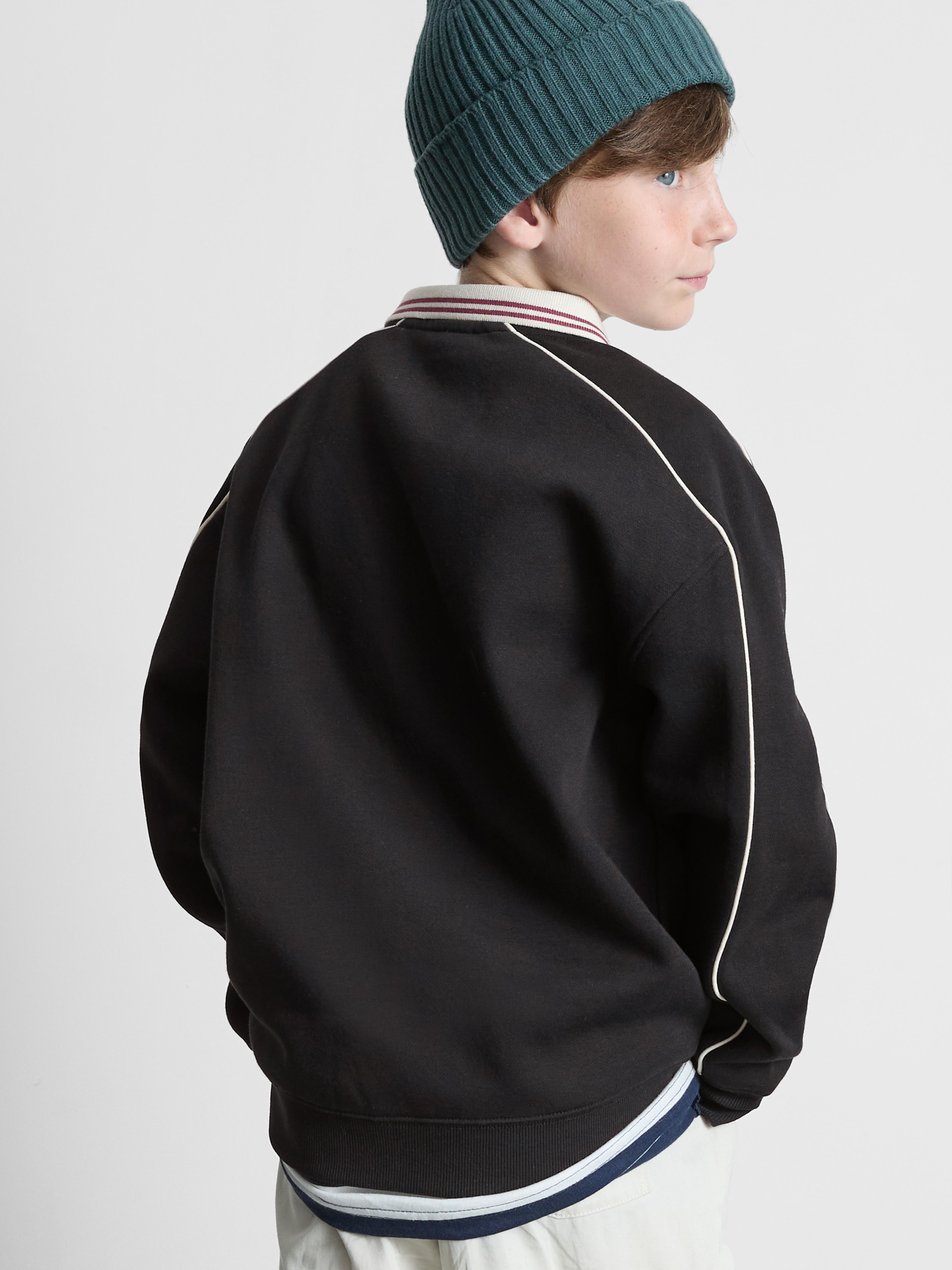 7-15yrs | Brooklyn Graphic Polo Sweatshirt