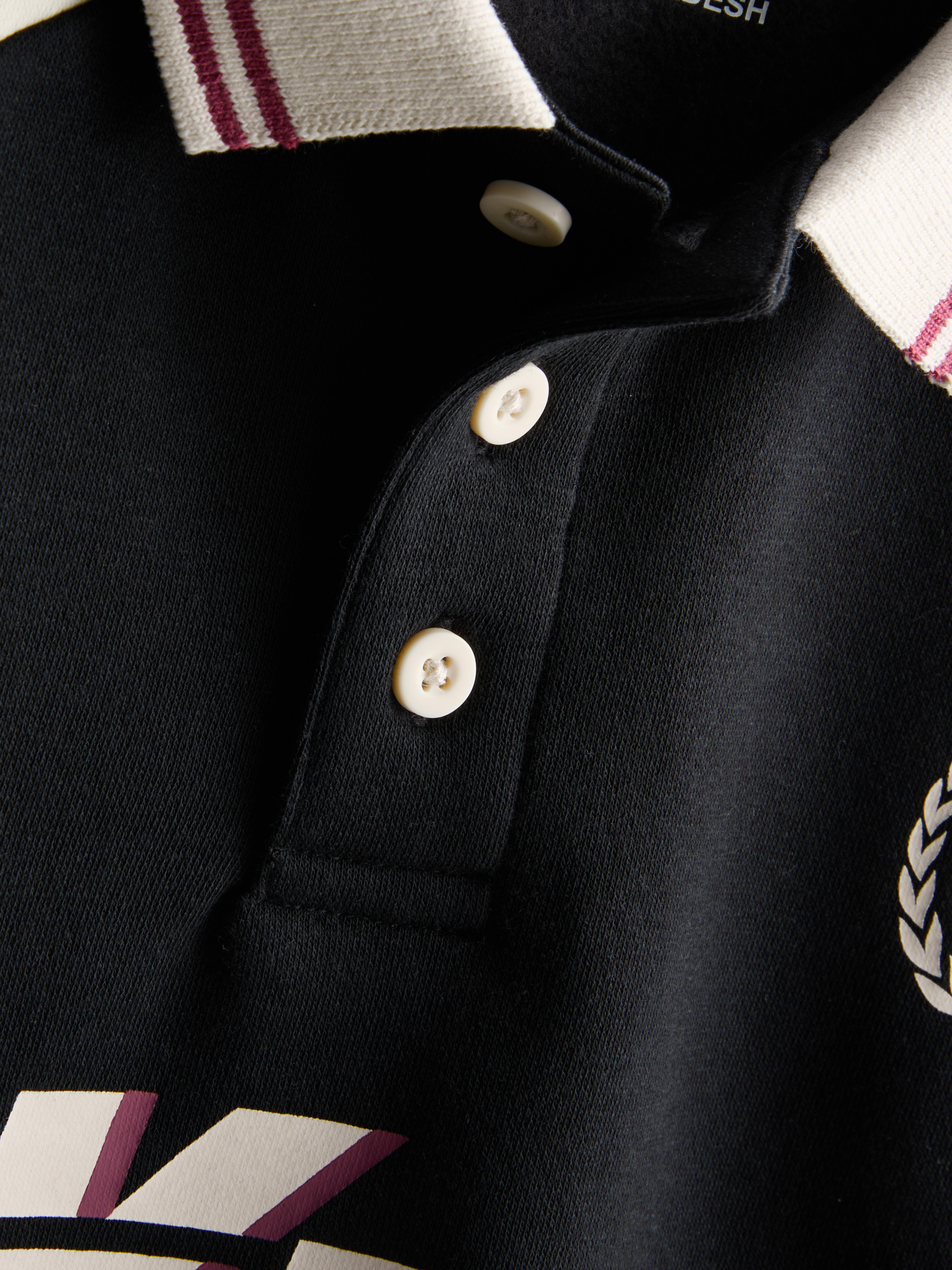 7-15yrs | Brooklyn Graphic Polo Sweatshirt