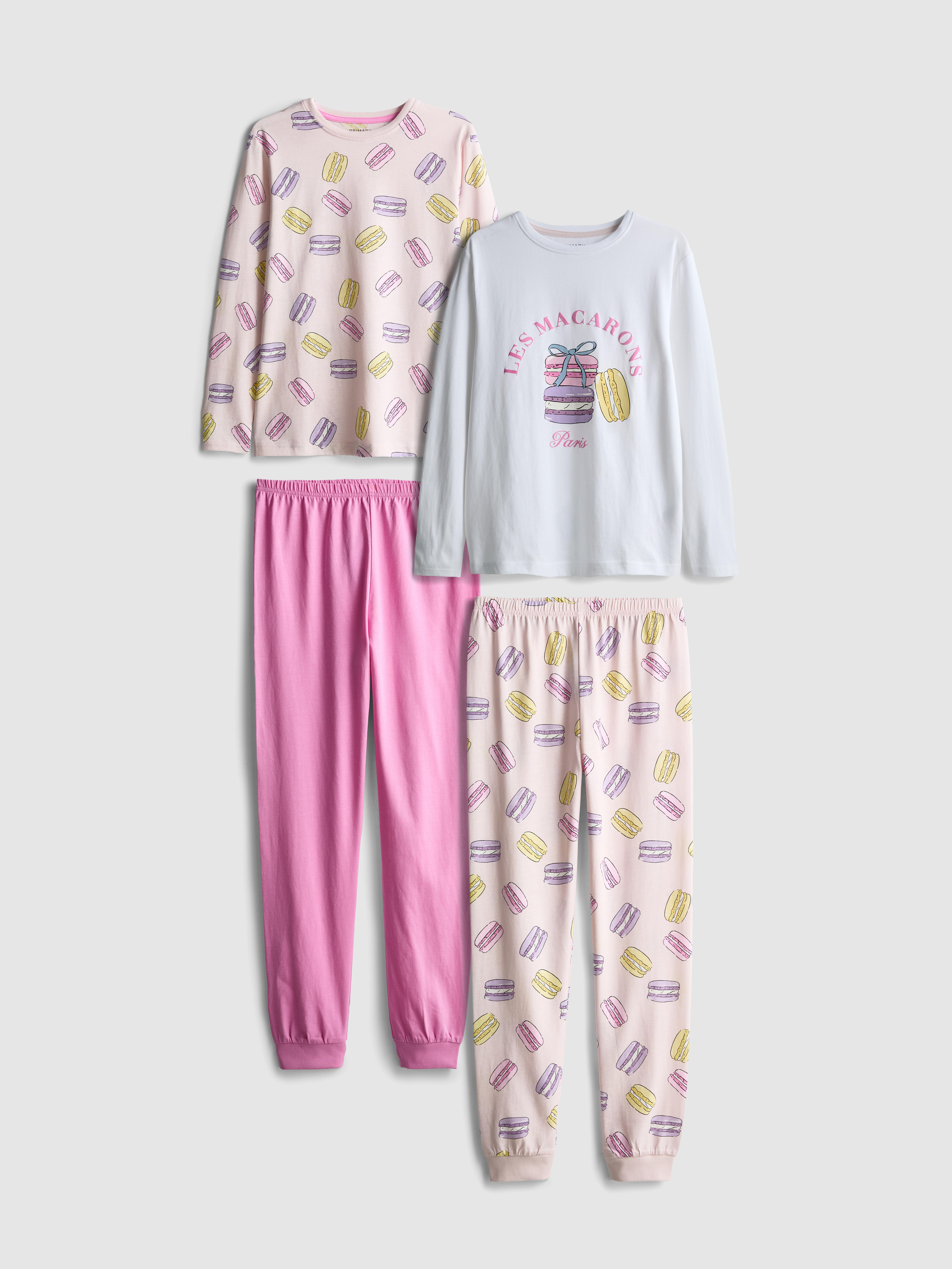 7-15 años | Pack de 2 pijamas con «macarons»
