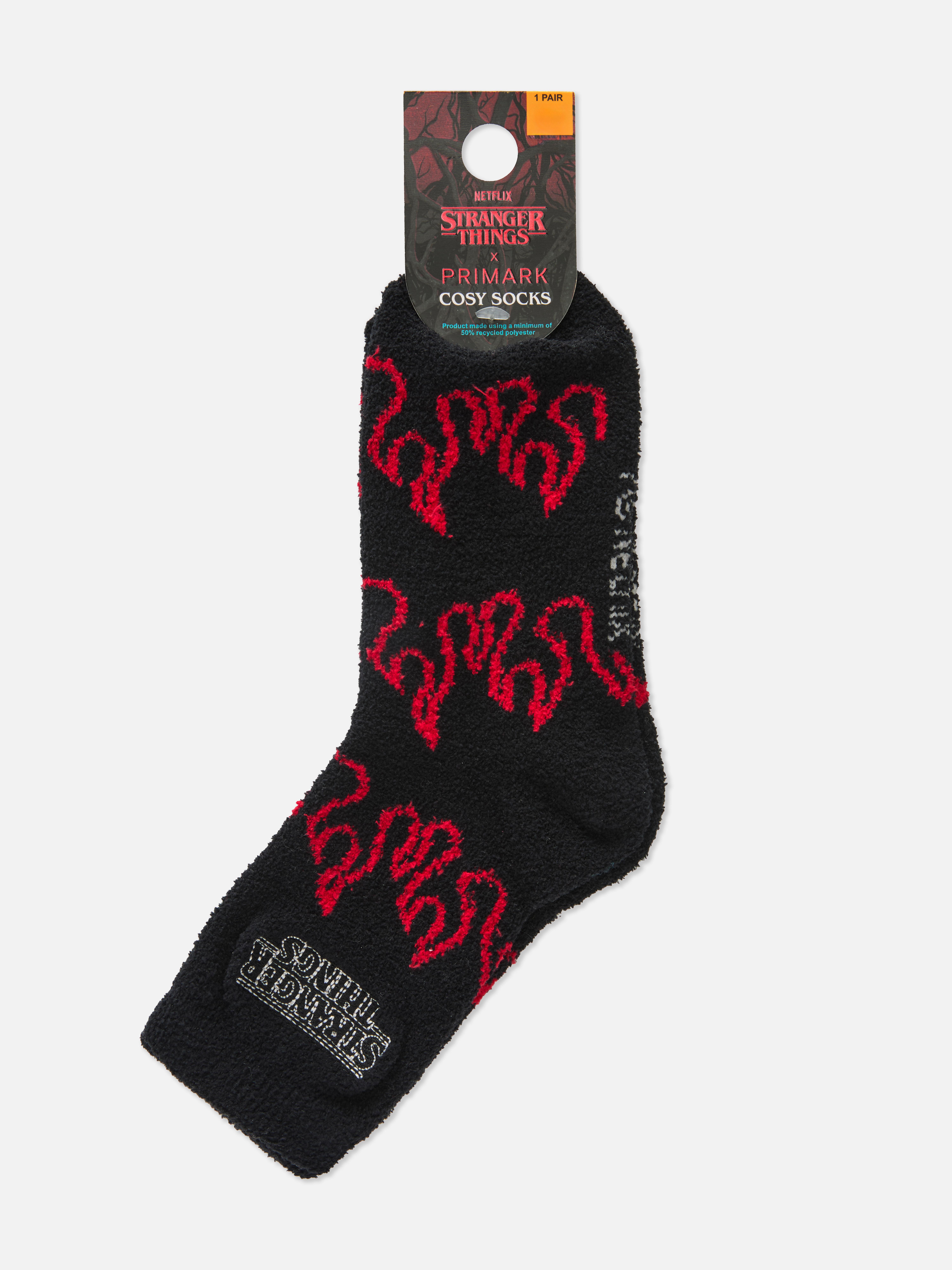 Stranger Things Hellfire Club Socks