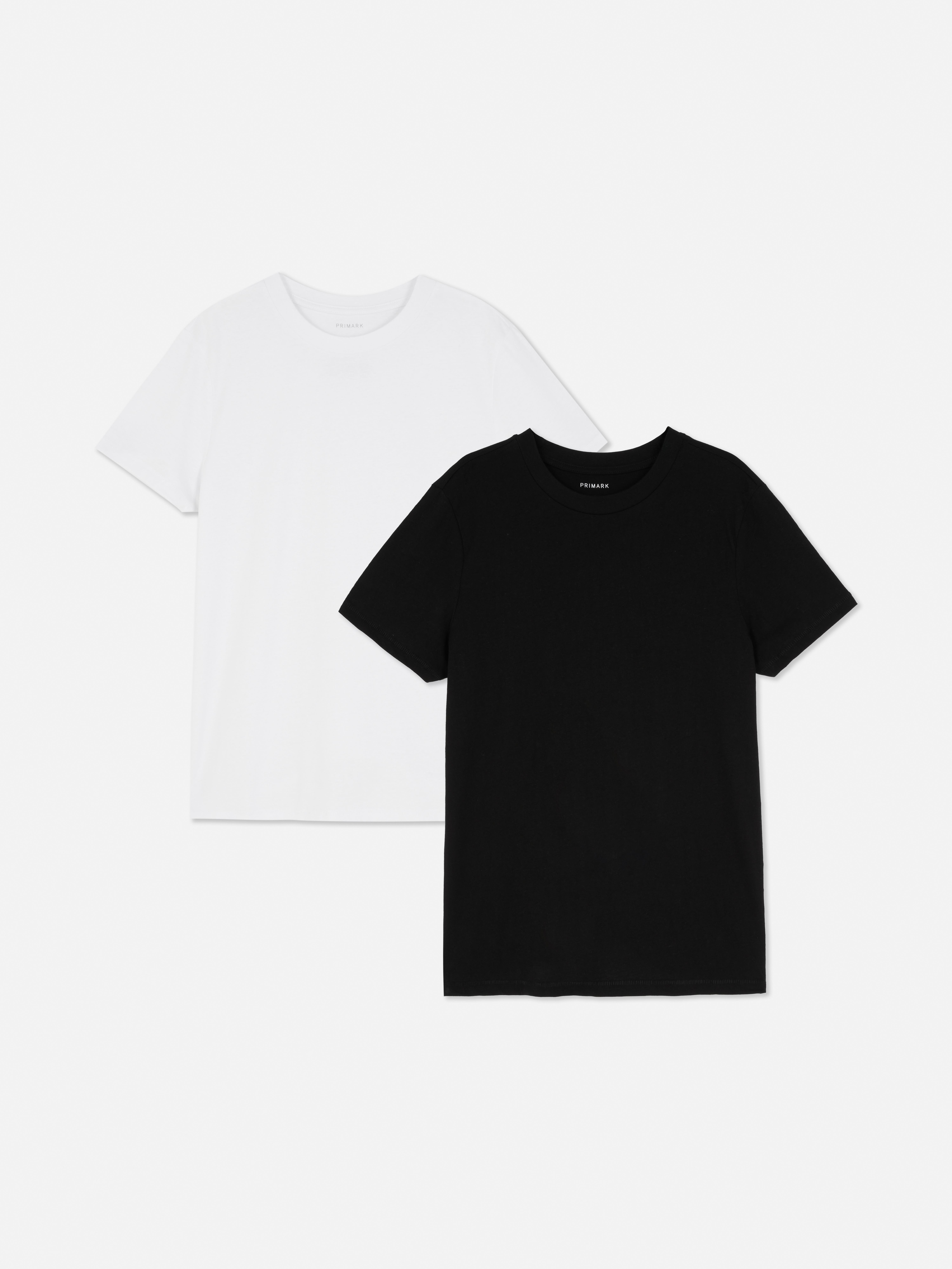 2pk Cotton Crew Neck Tee