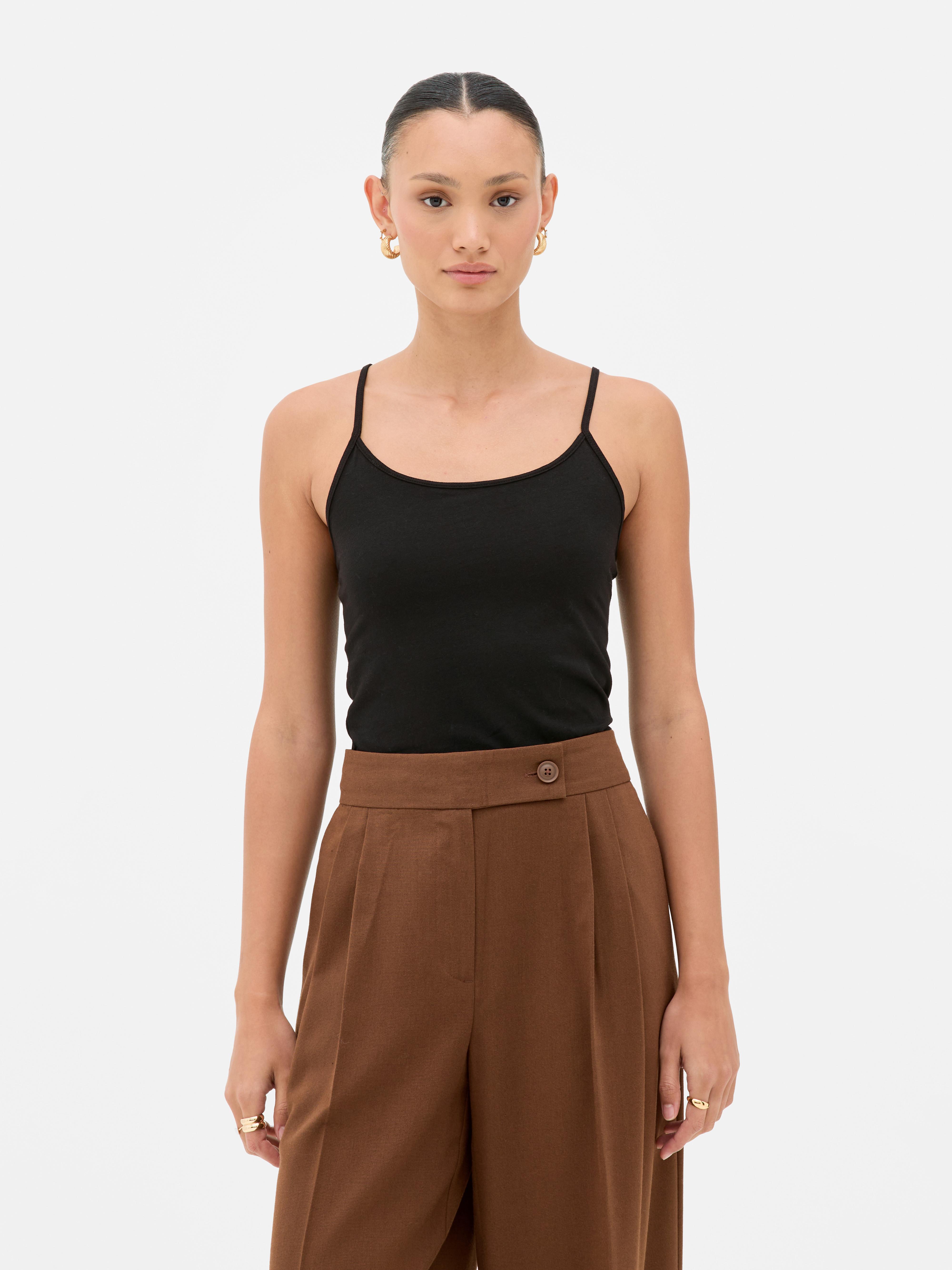 2pk Cotton Stretch Cami Top