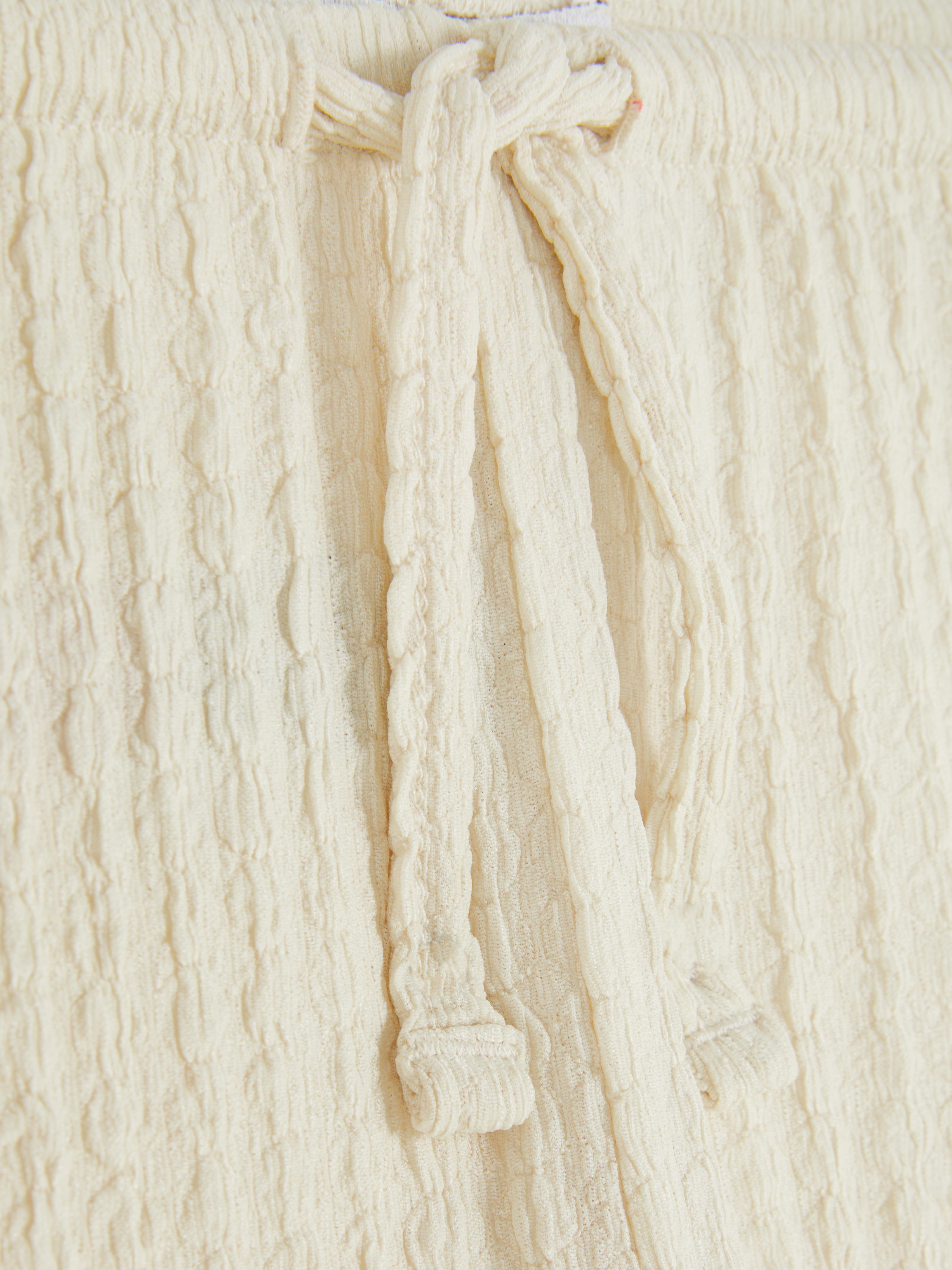 7–15 Jahre | Hose mit weitem Bein in Knitteroptik