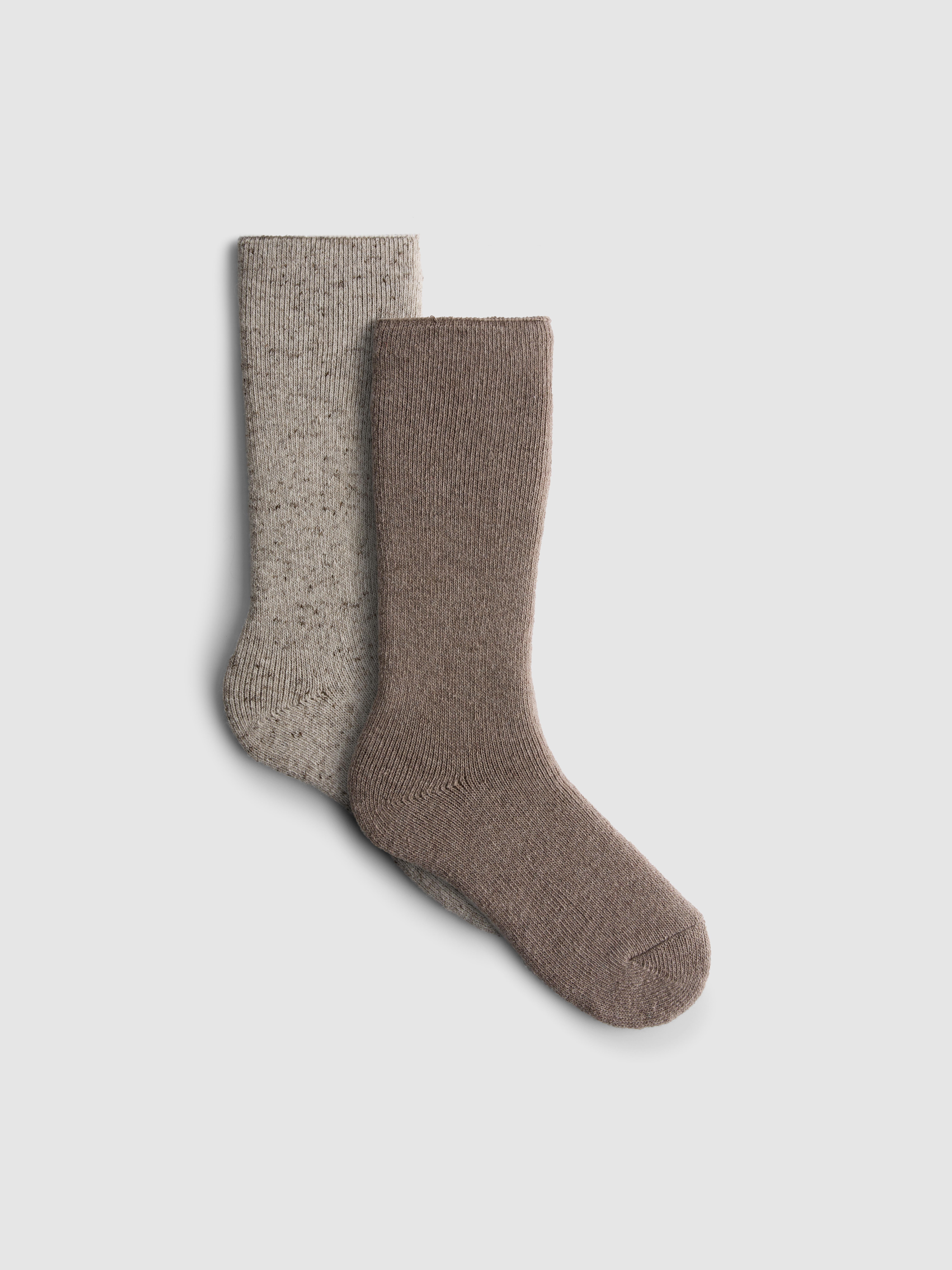 2pk Chunky Crew Socks