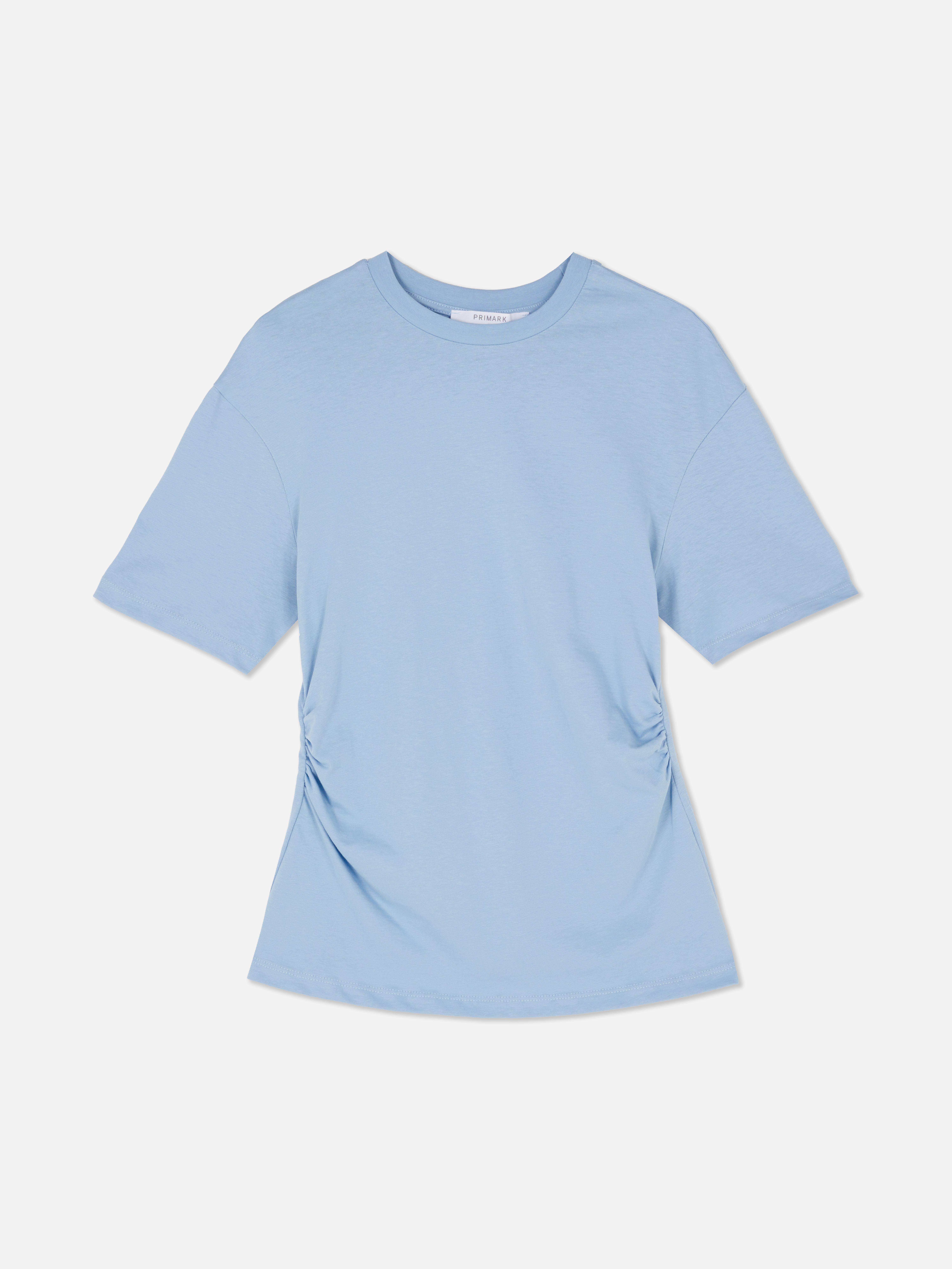 Getailleerd T-shirt met ronde hals