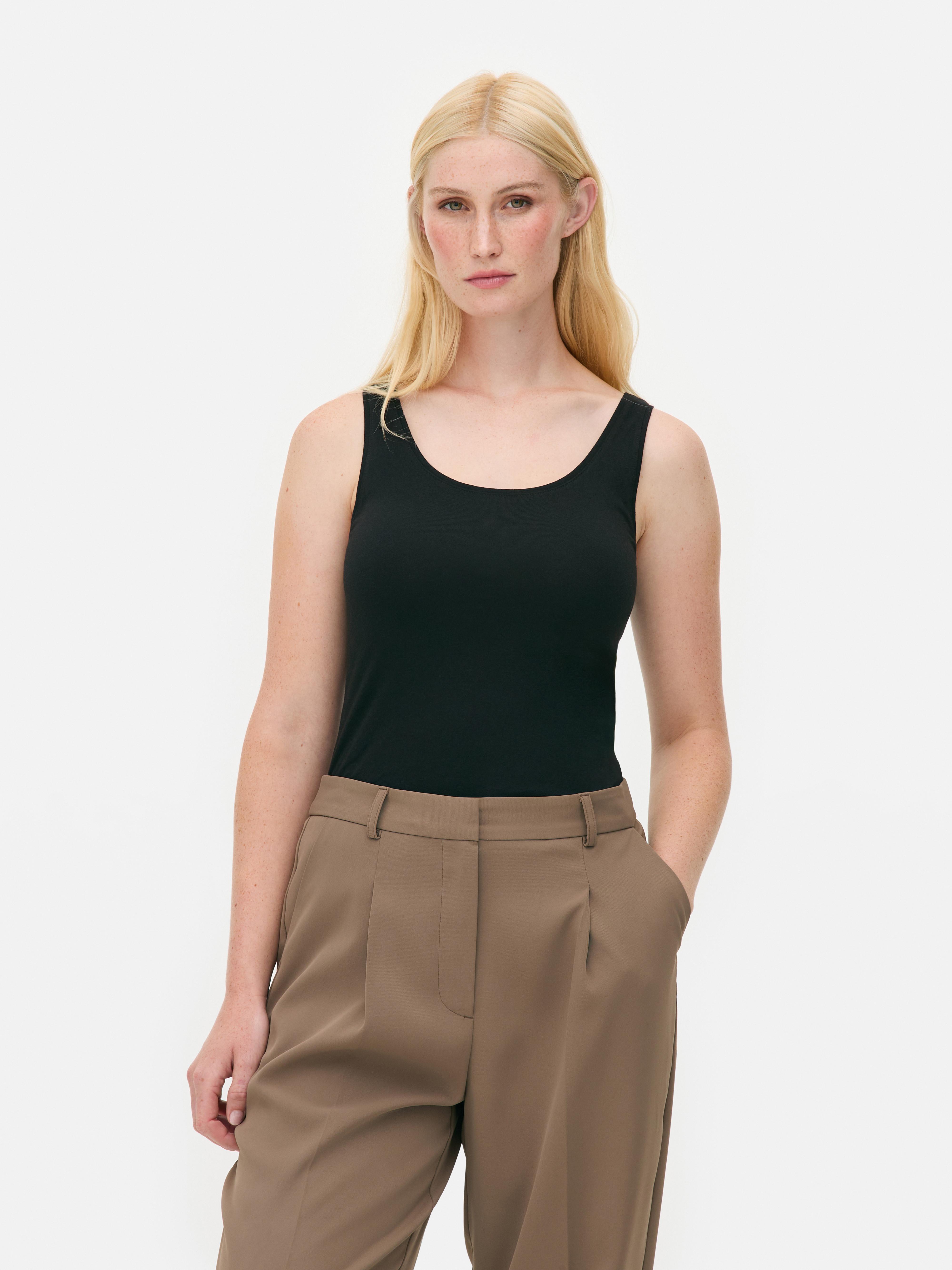 2pk Stretch Scoop Neck Vests