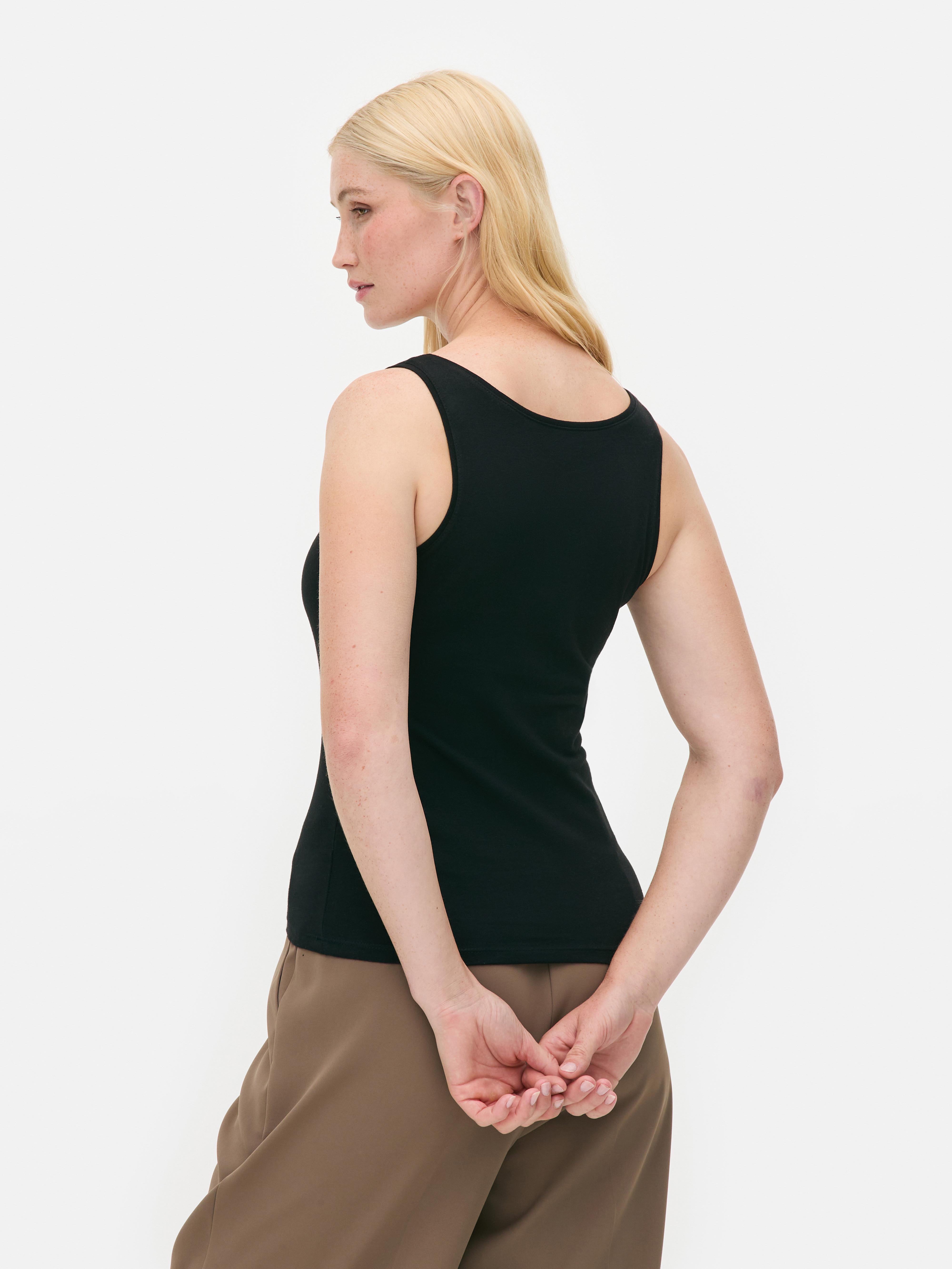 2pk Stretch Scoop Neck Vests