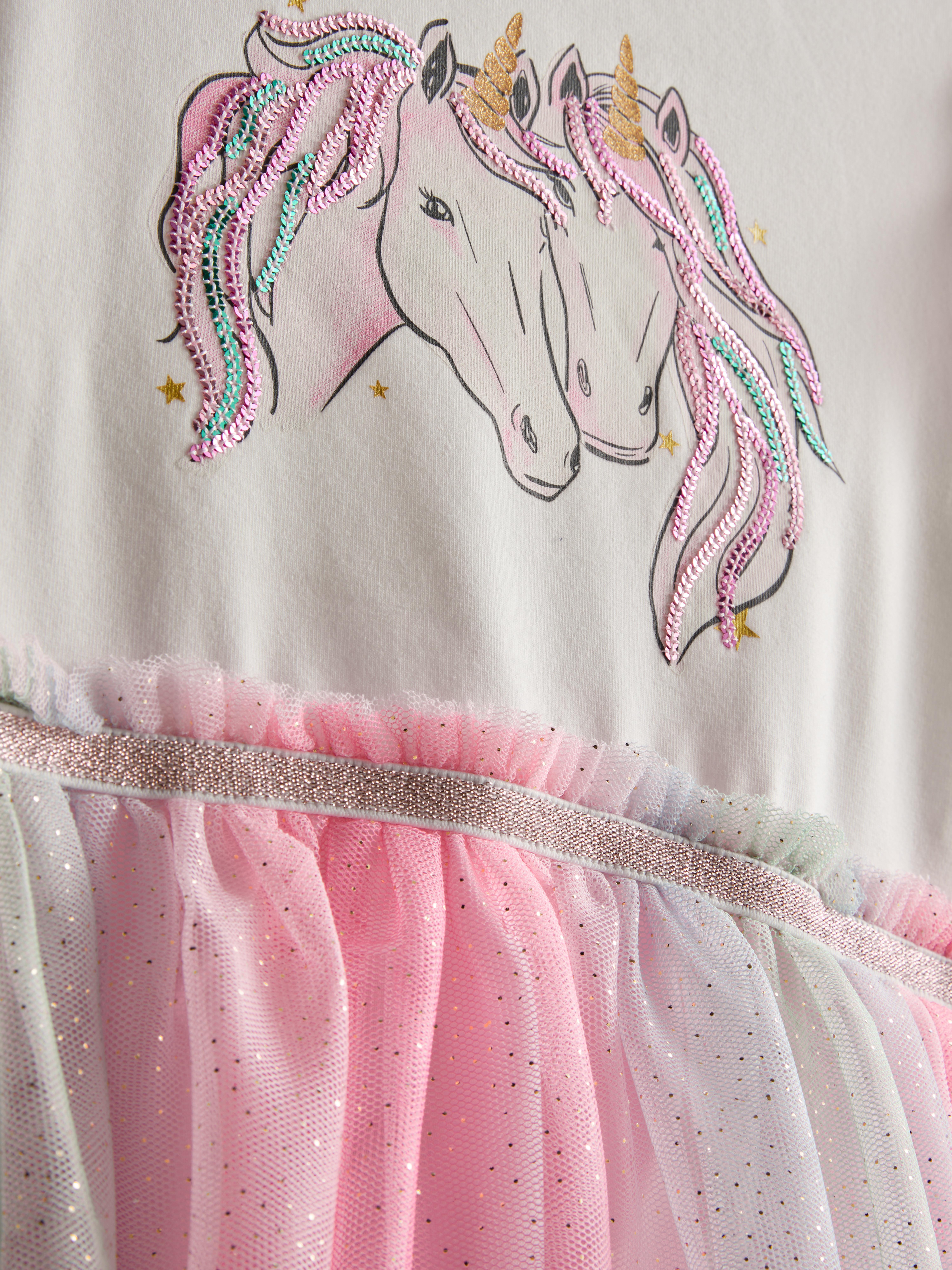1.5-8yrs | Unicorn Graphic Tutu Dress