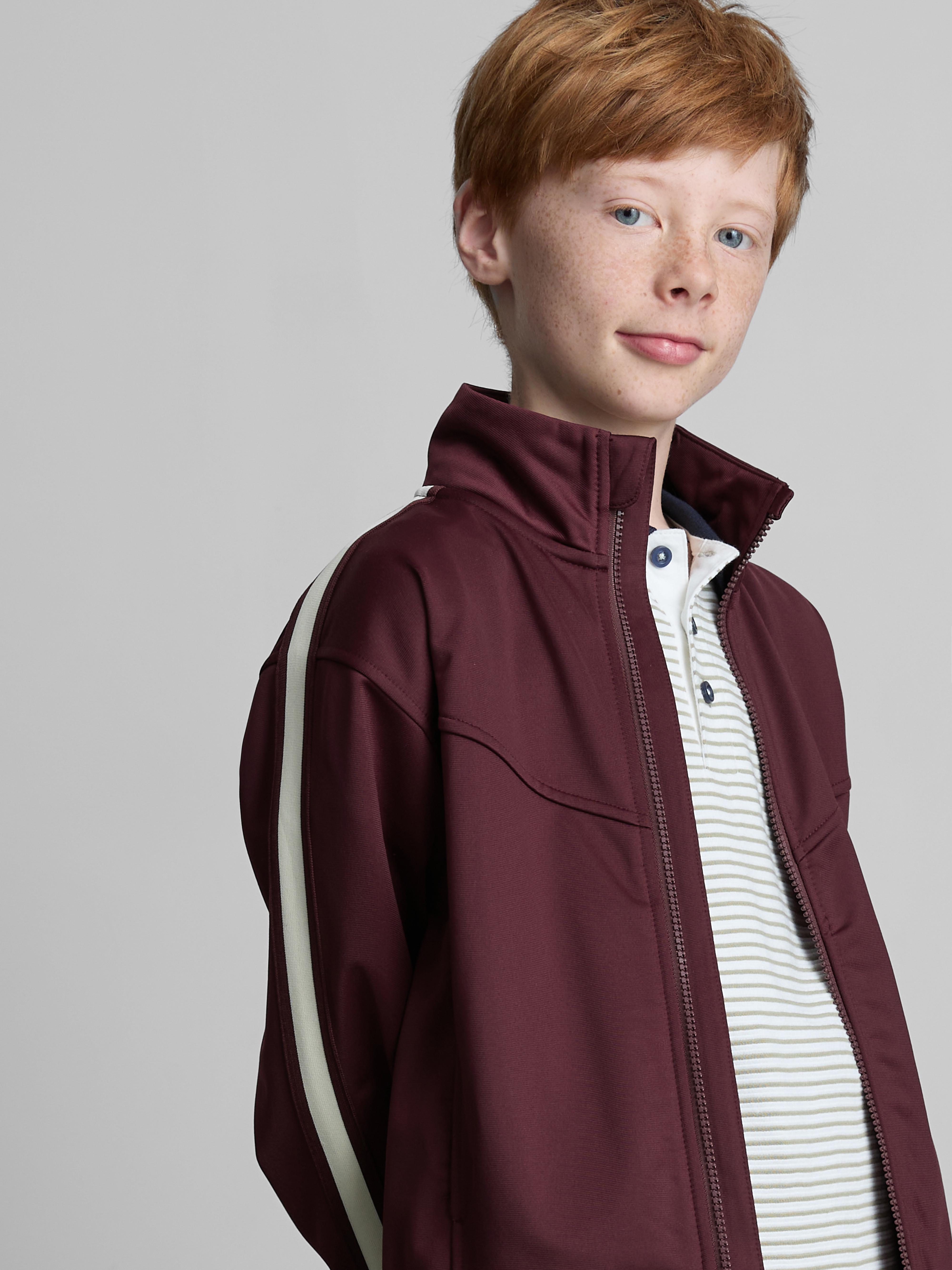 7-15yrs | Funnel Neck Zip-Up Sweatshirt