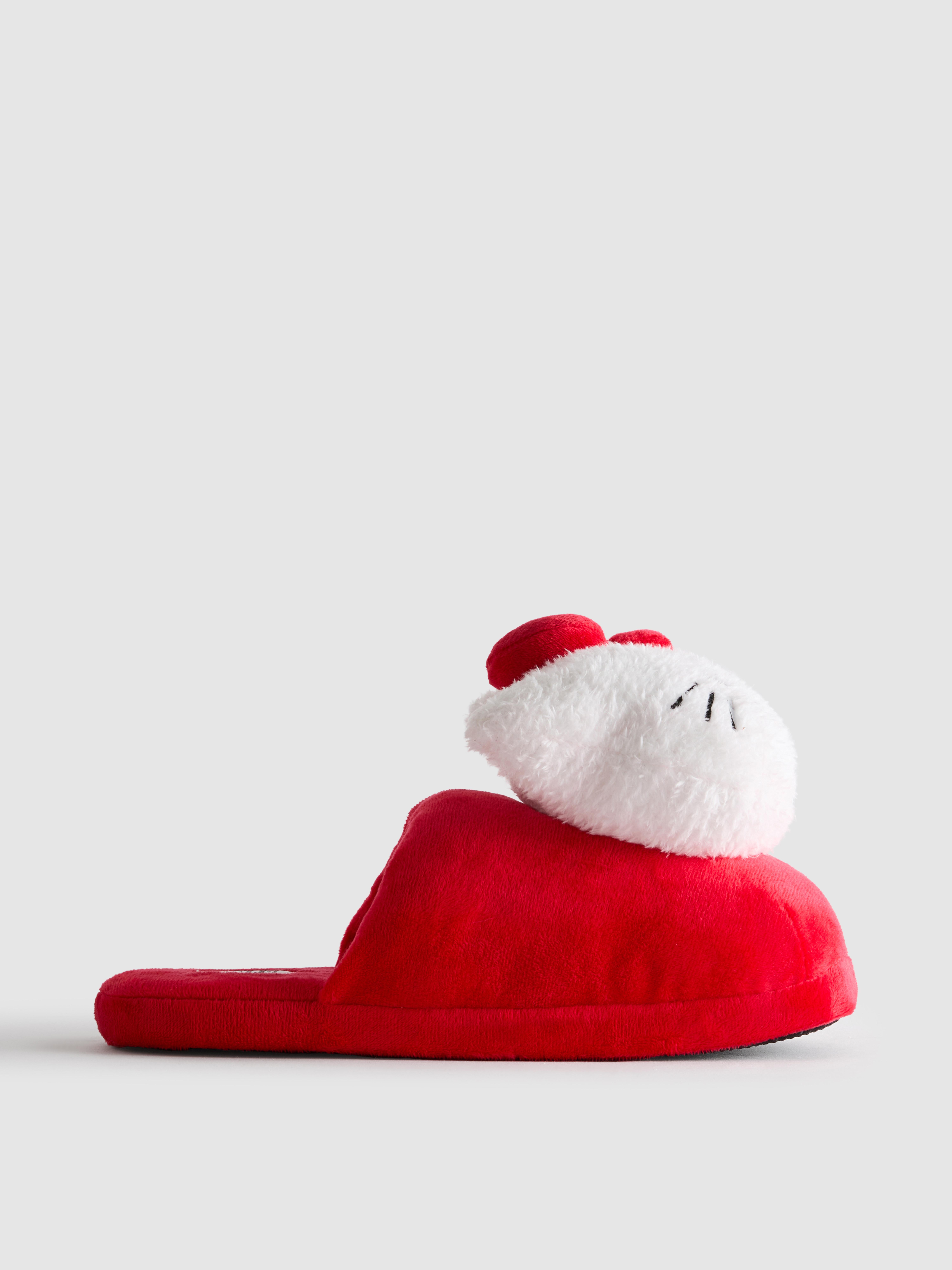 „Hello Kitty“ Hausschuhe mit 3D-Gesicht