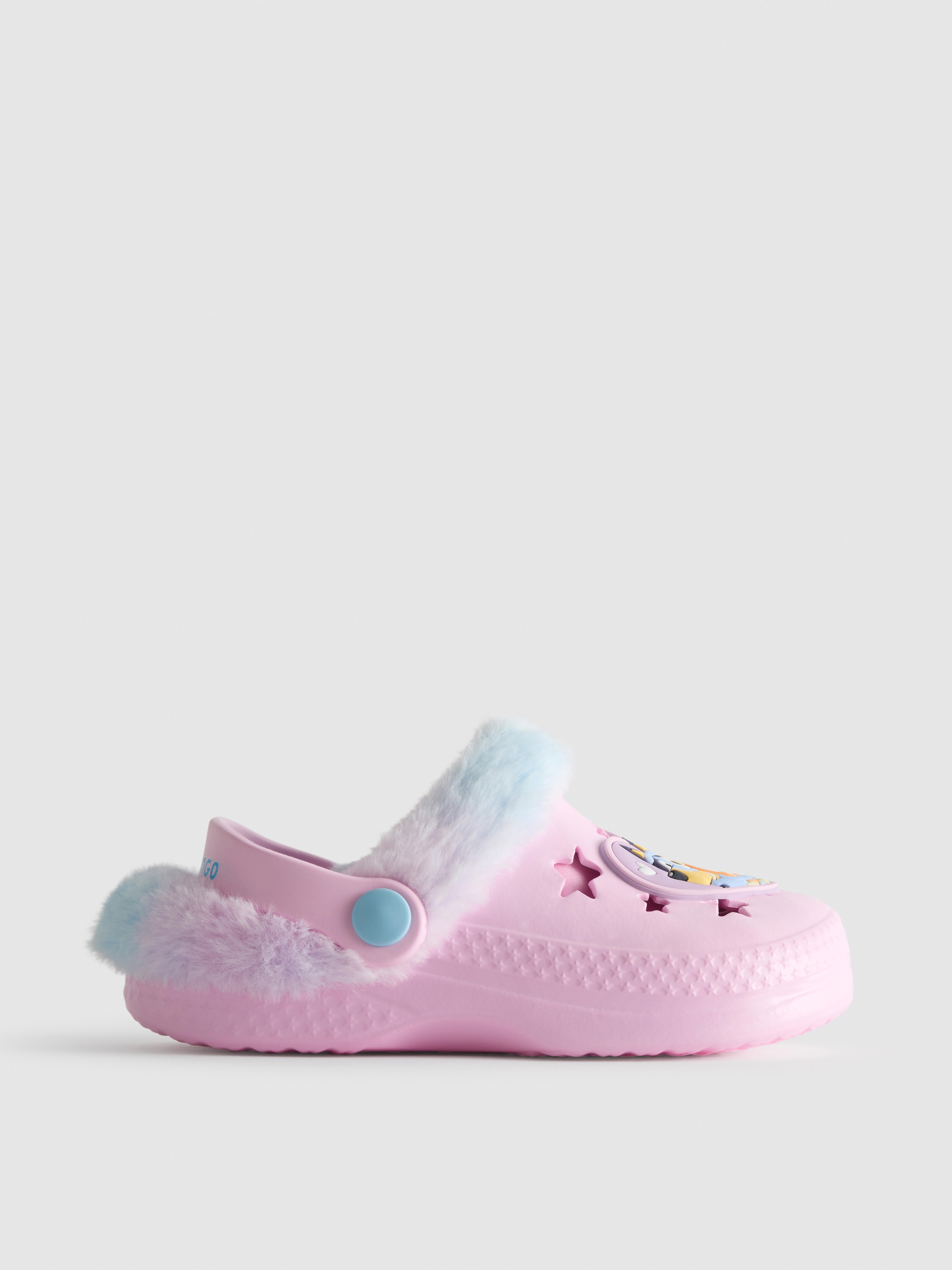 Bluey Faux Fur Clog Slippers