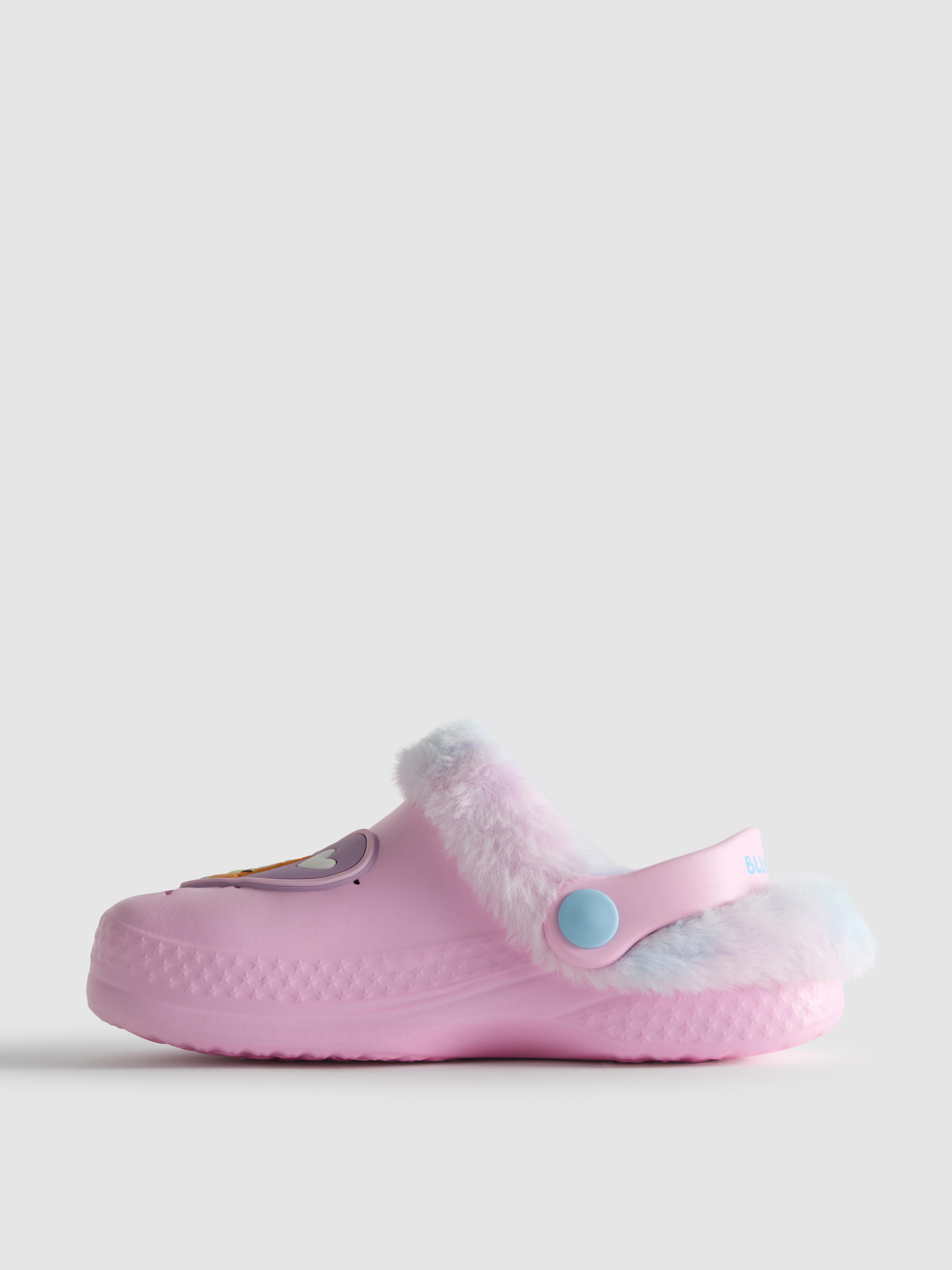 Bluey Faux Fur Clog Slippers