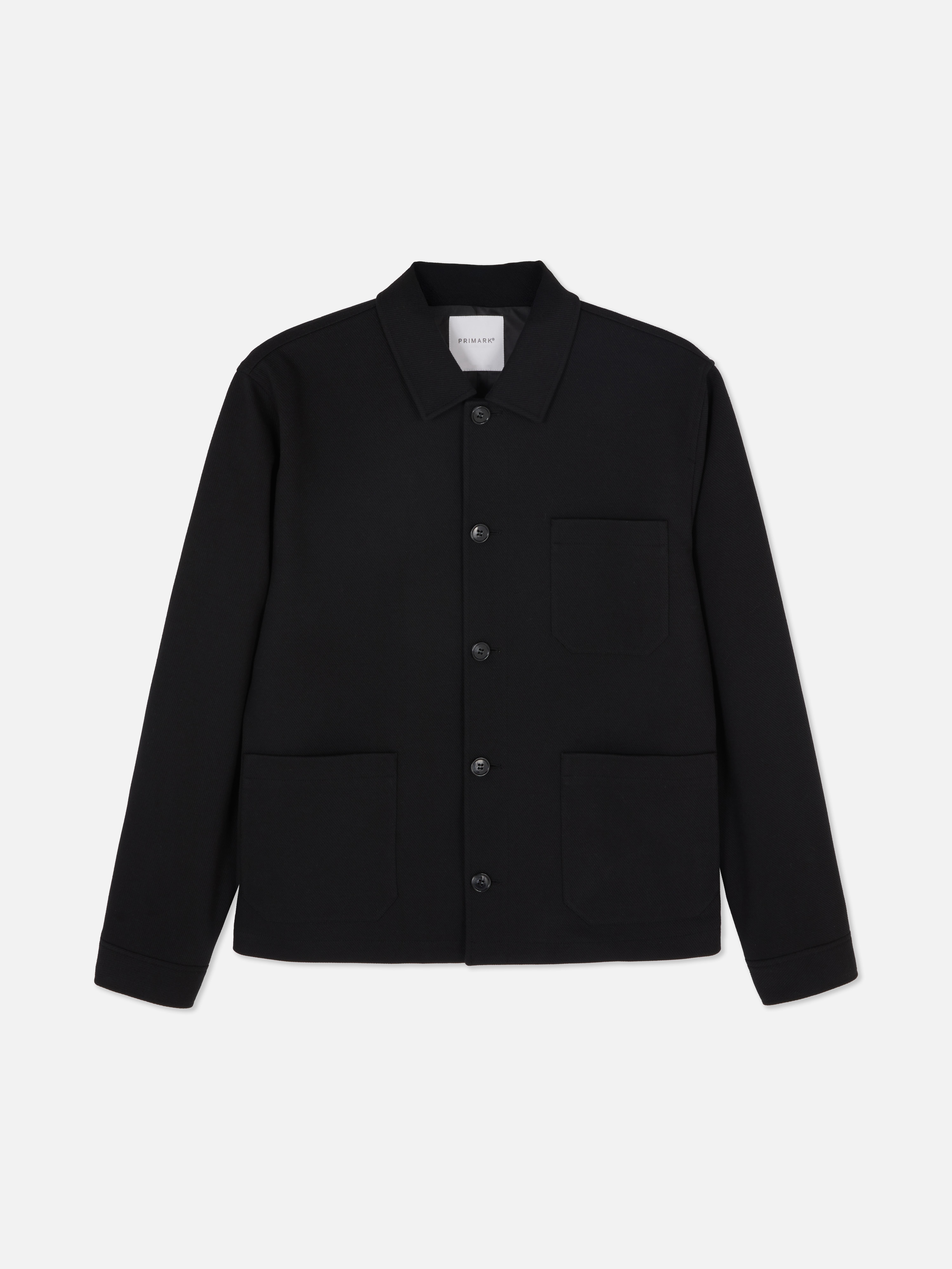 Button-Up Jersey Shacket