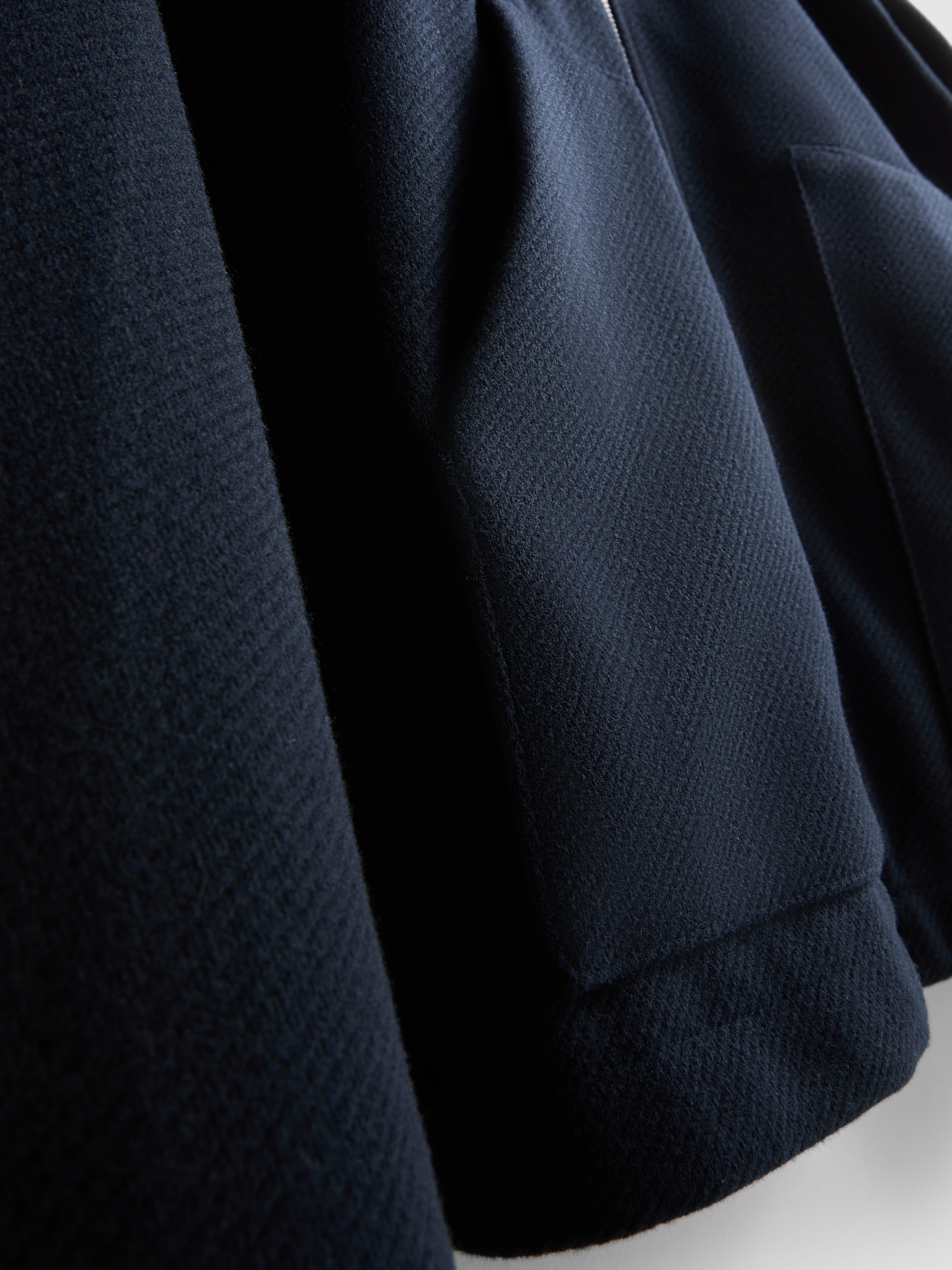 Chaqueta Harrington de sarga con cremallera