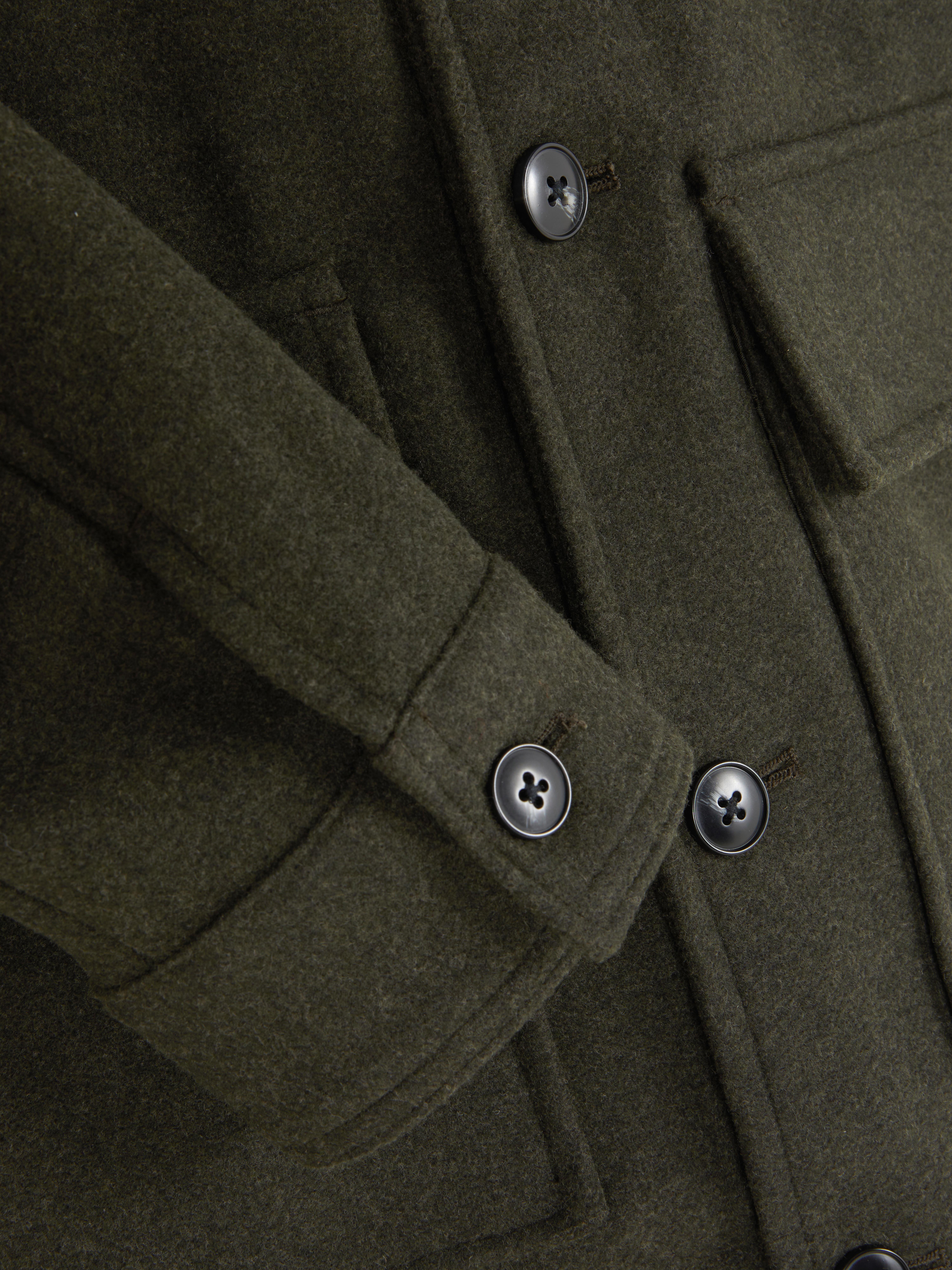 Giacca in tela con tasche applicate