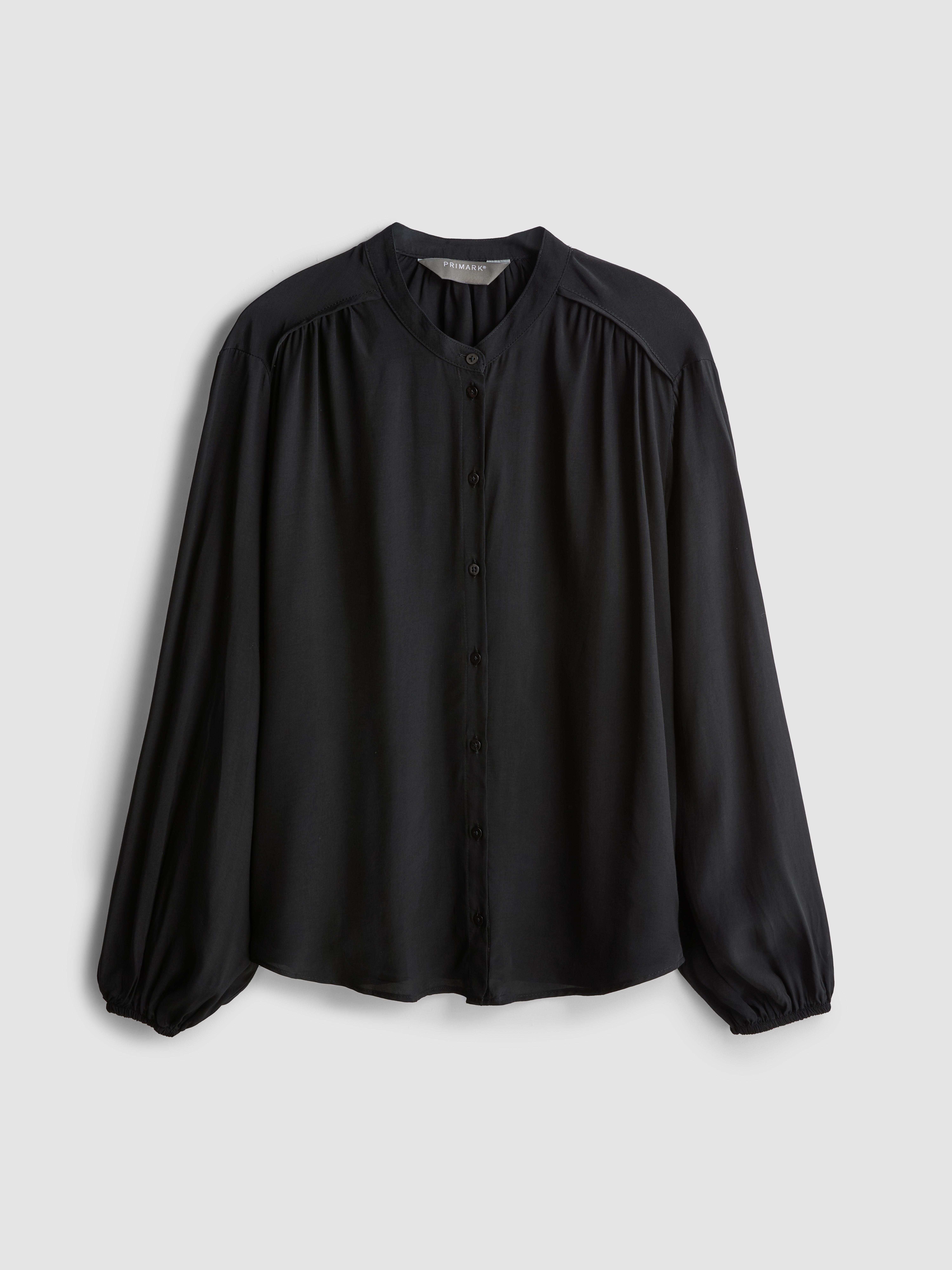 Camicetta a maniche lunghe con bottoni