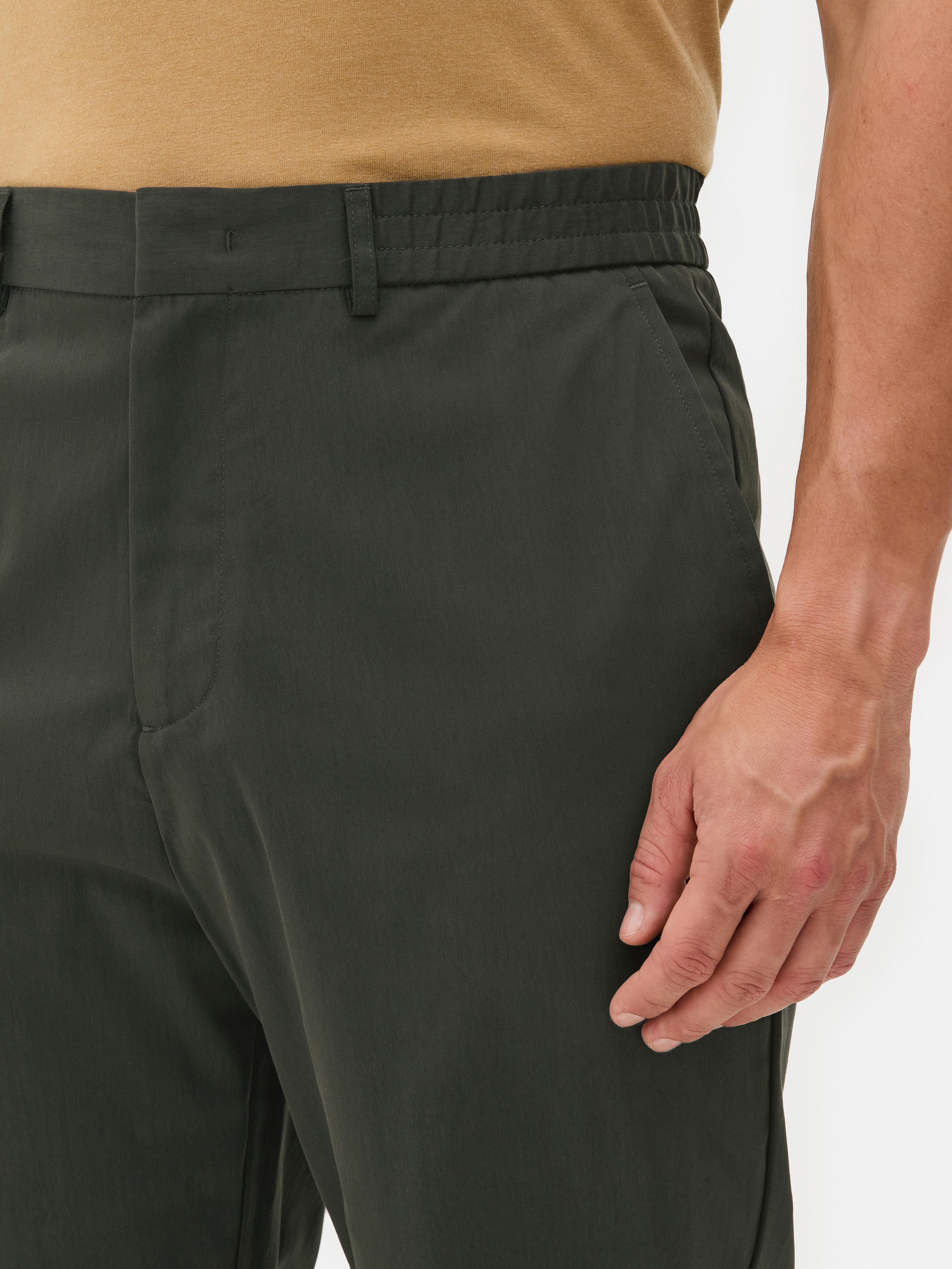 Pantalón largo entallado de vestir de Kem