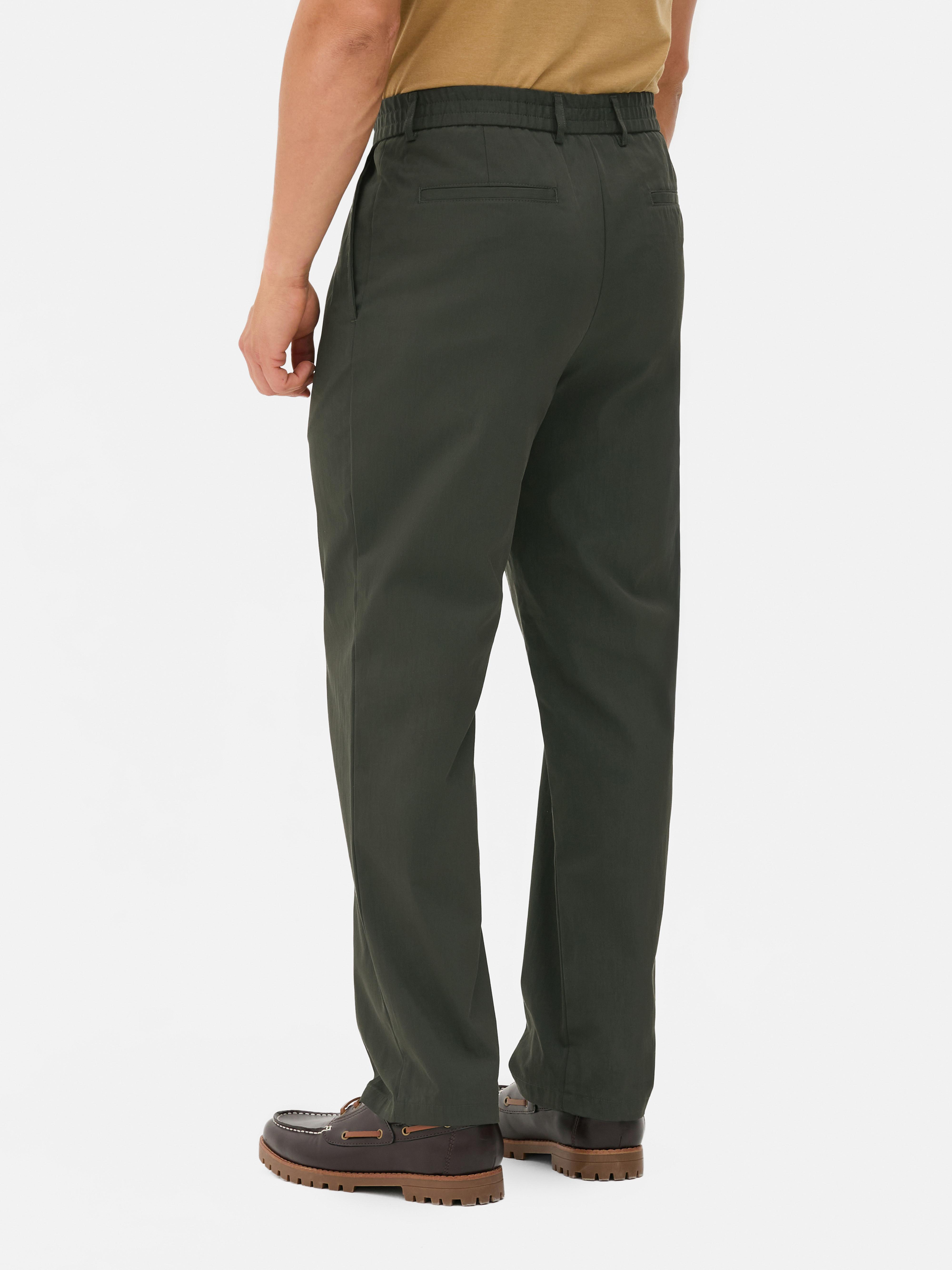 Pantalón largo entallado de vestir de Kem