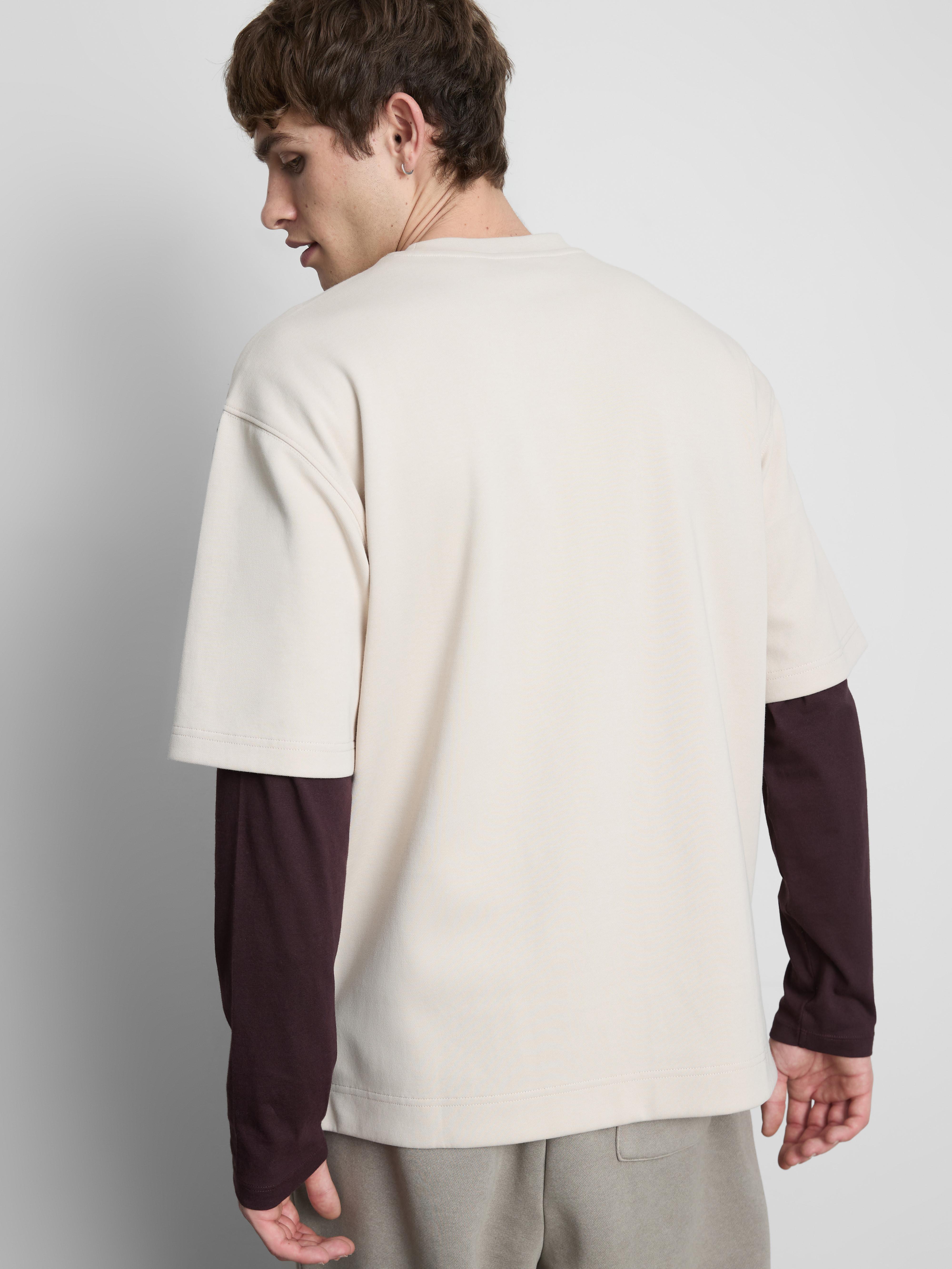 Men's Ivory Relaxed Short-Sleeve T-Shirt