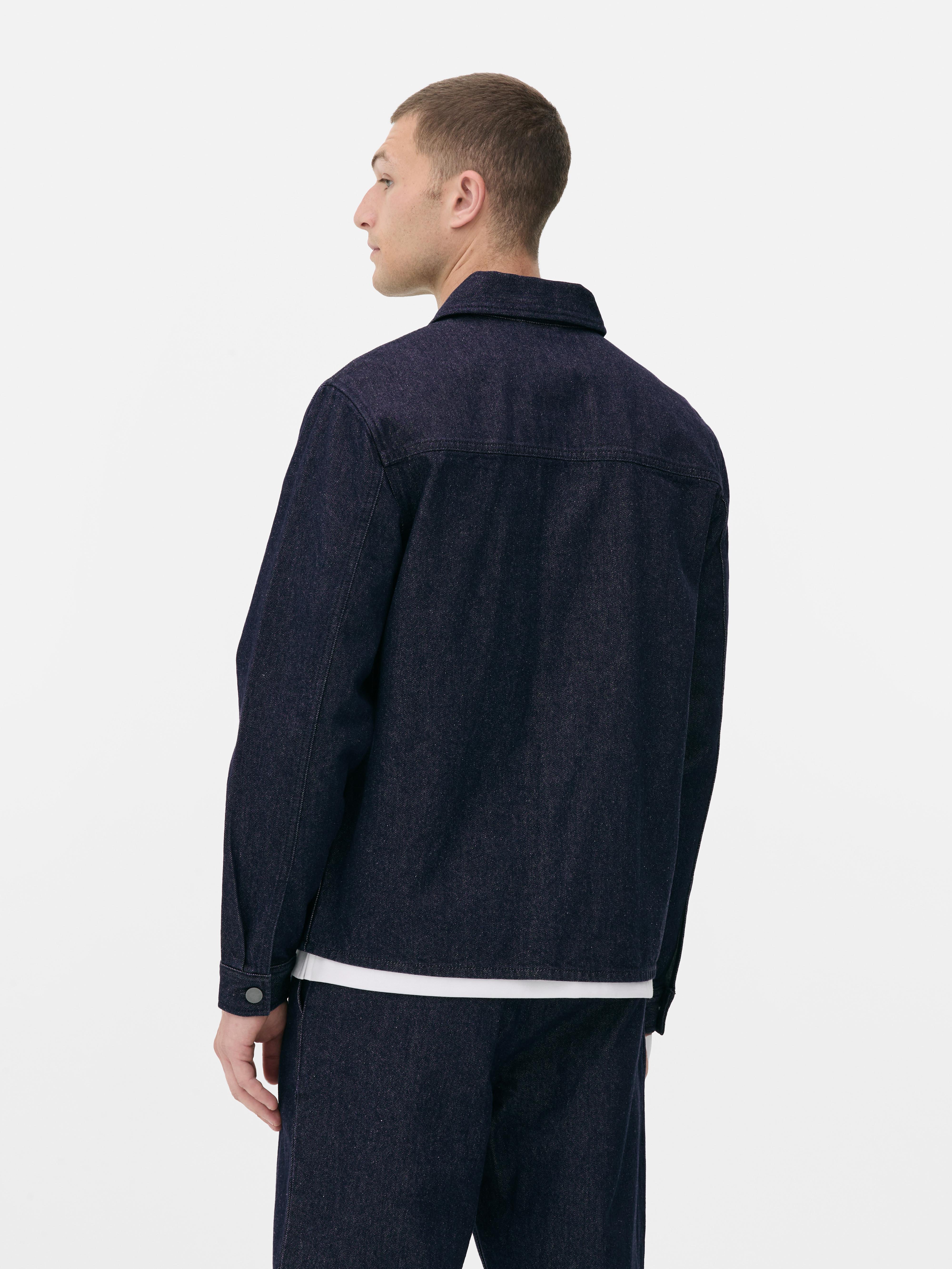 Denim-Hemdjacke